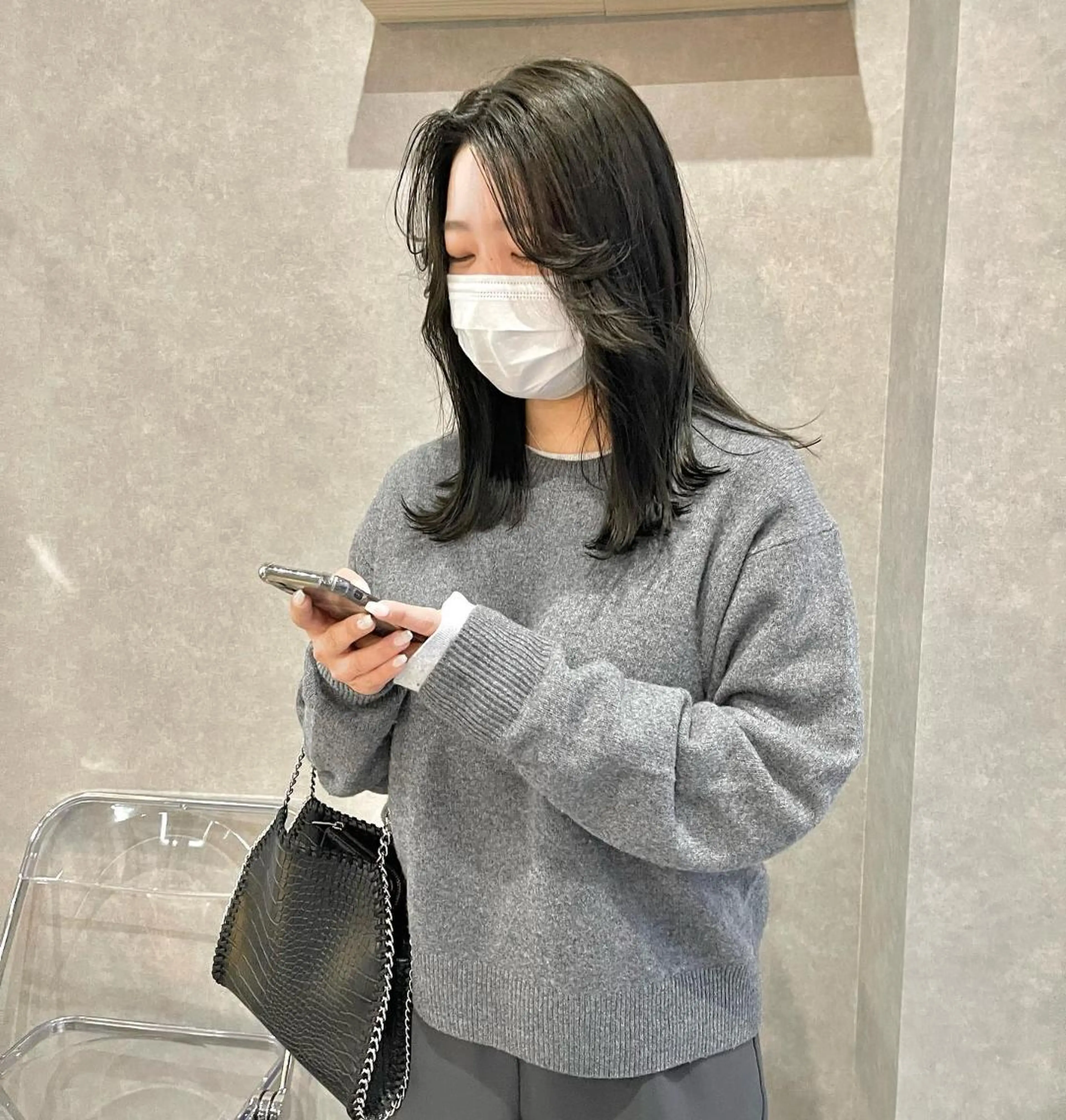 ミディアム 一ノ瀬 暁のヘアスタイル