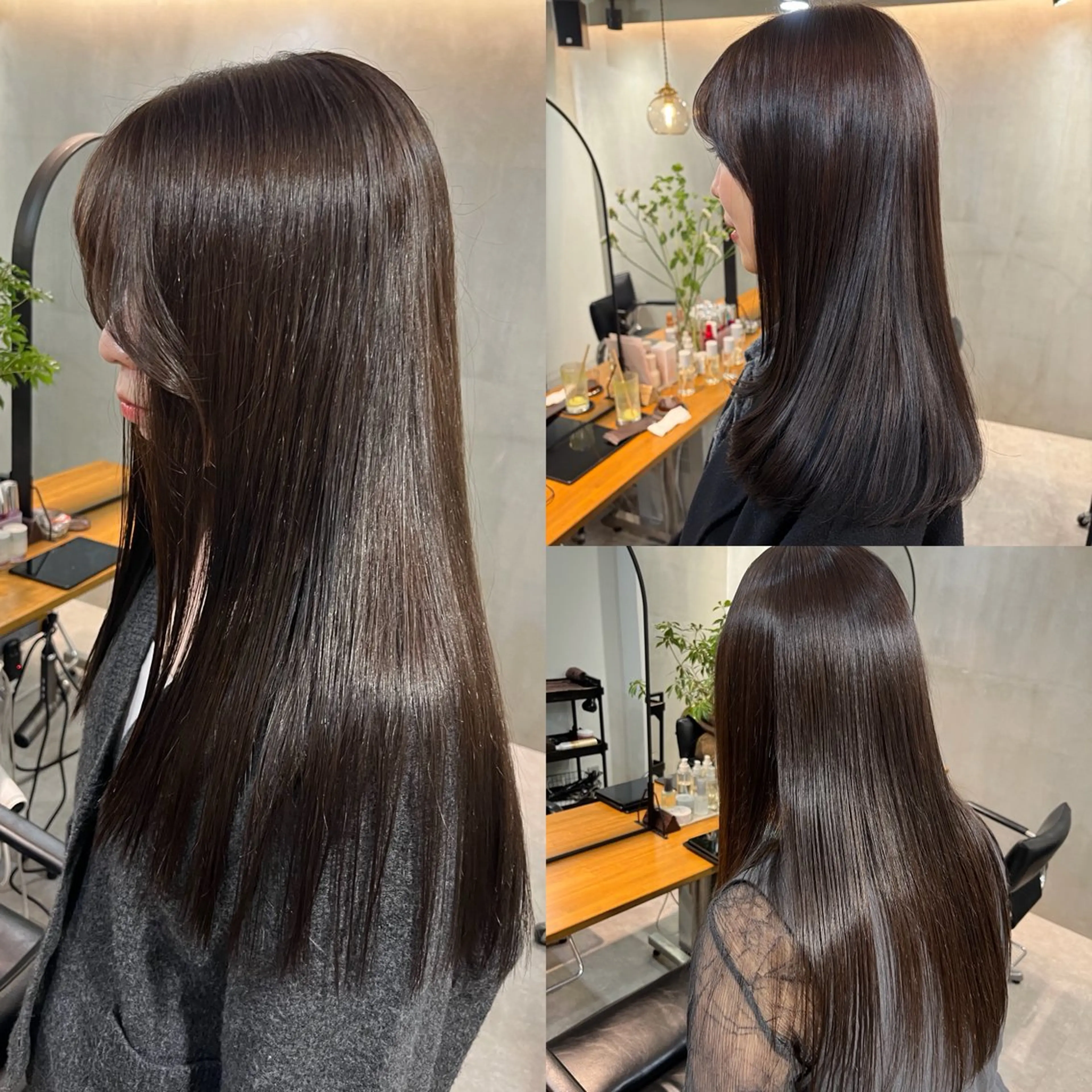 ロング 縮毛矯正 🤎透明感ツヤカラー Chinatsu🤎のヘアスタイル