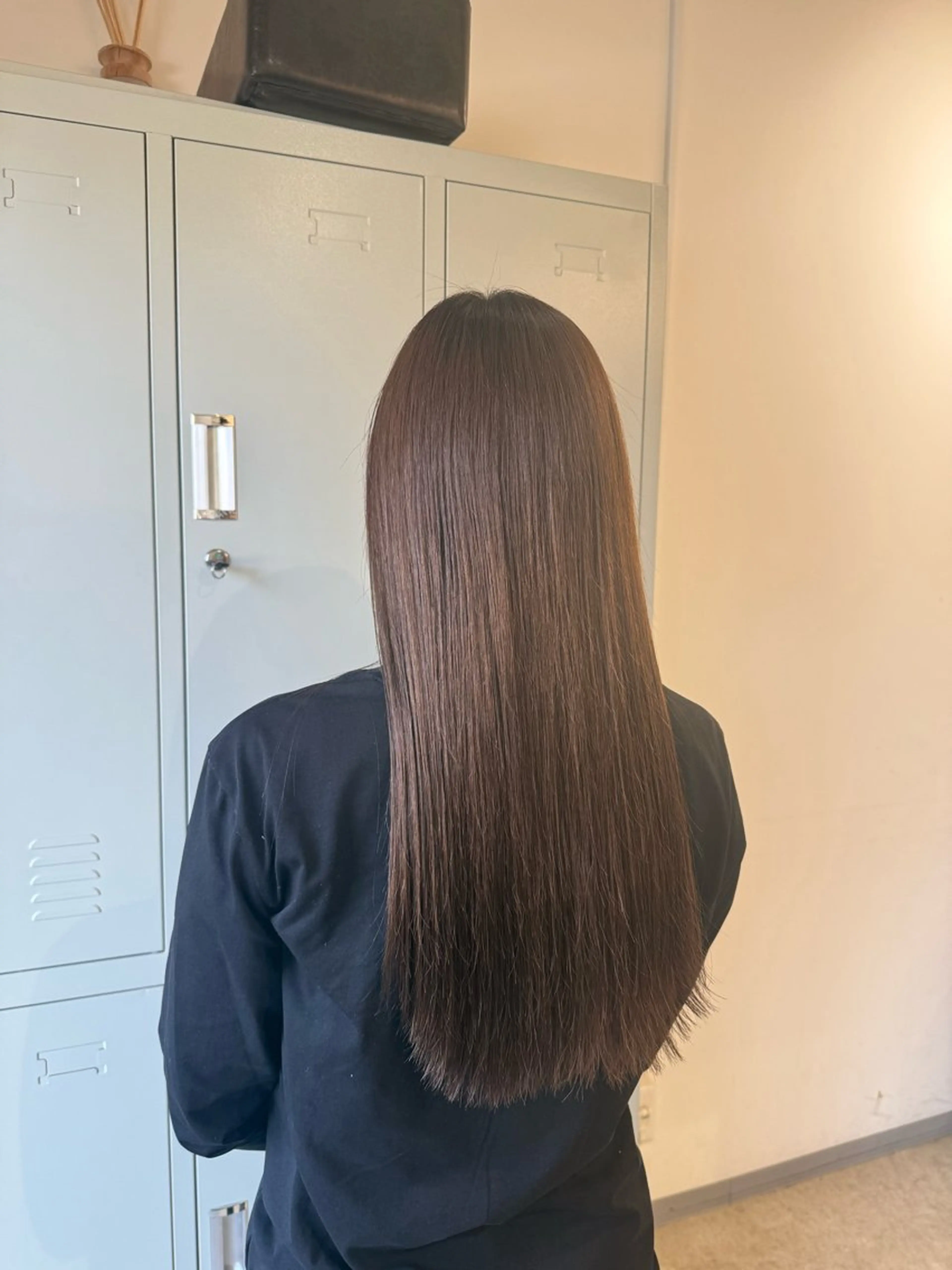 セミロング カット ヘアカラー トリートメント 透明感カラー🫧 🍒ダブルカラーのヘアスタイル