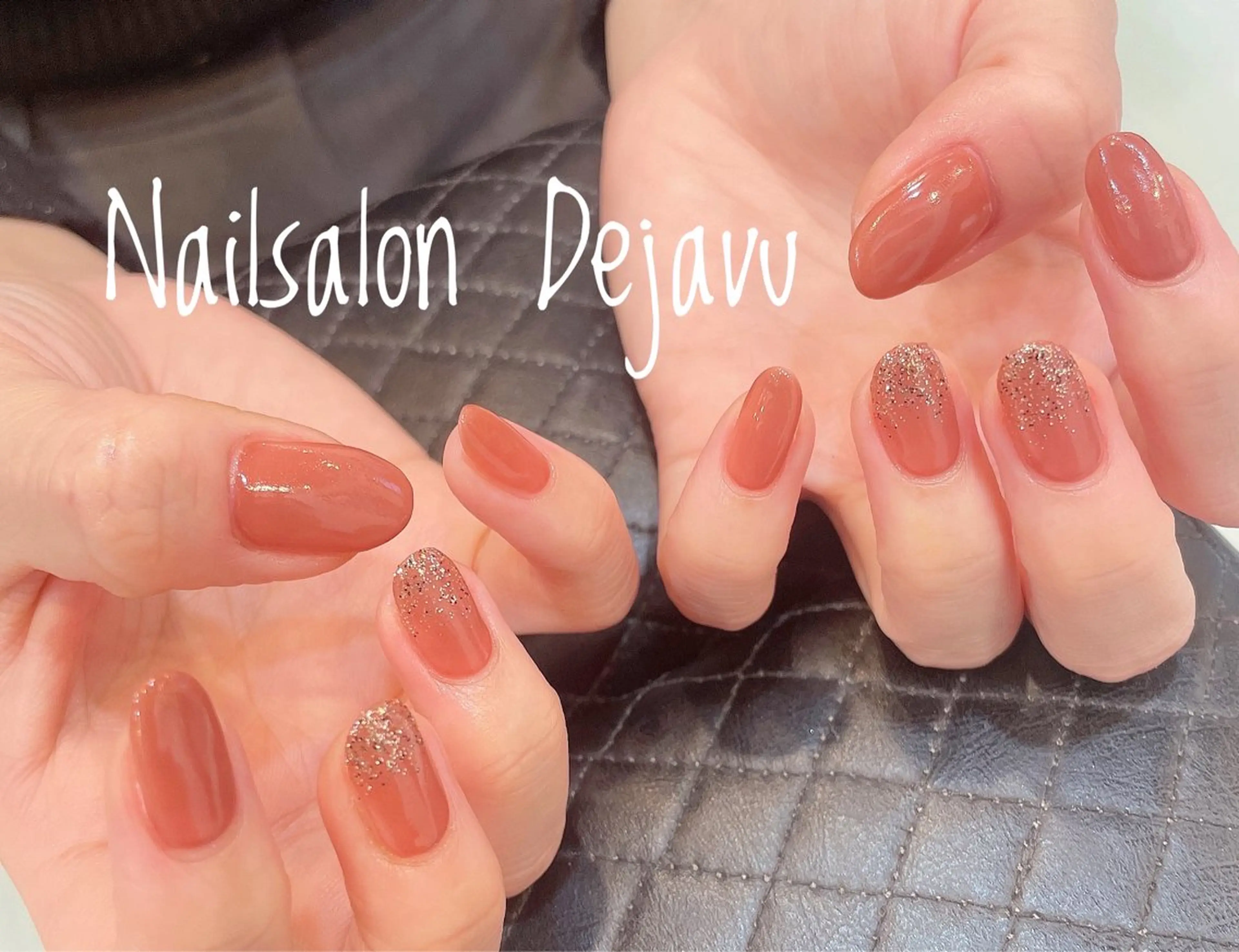 ネイル ラメ(グリッター) ワンカラーネイル ハンドネイル Nailsalon Dejavuのネイルデザイン