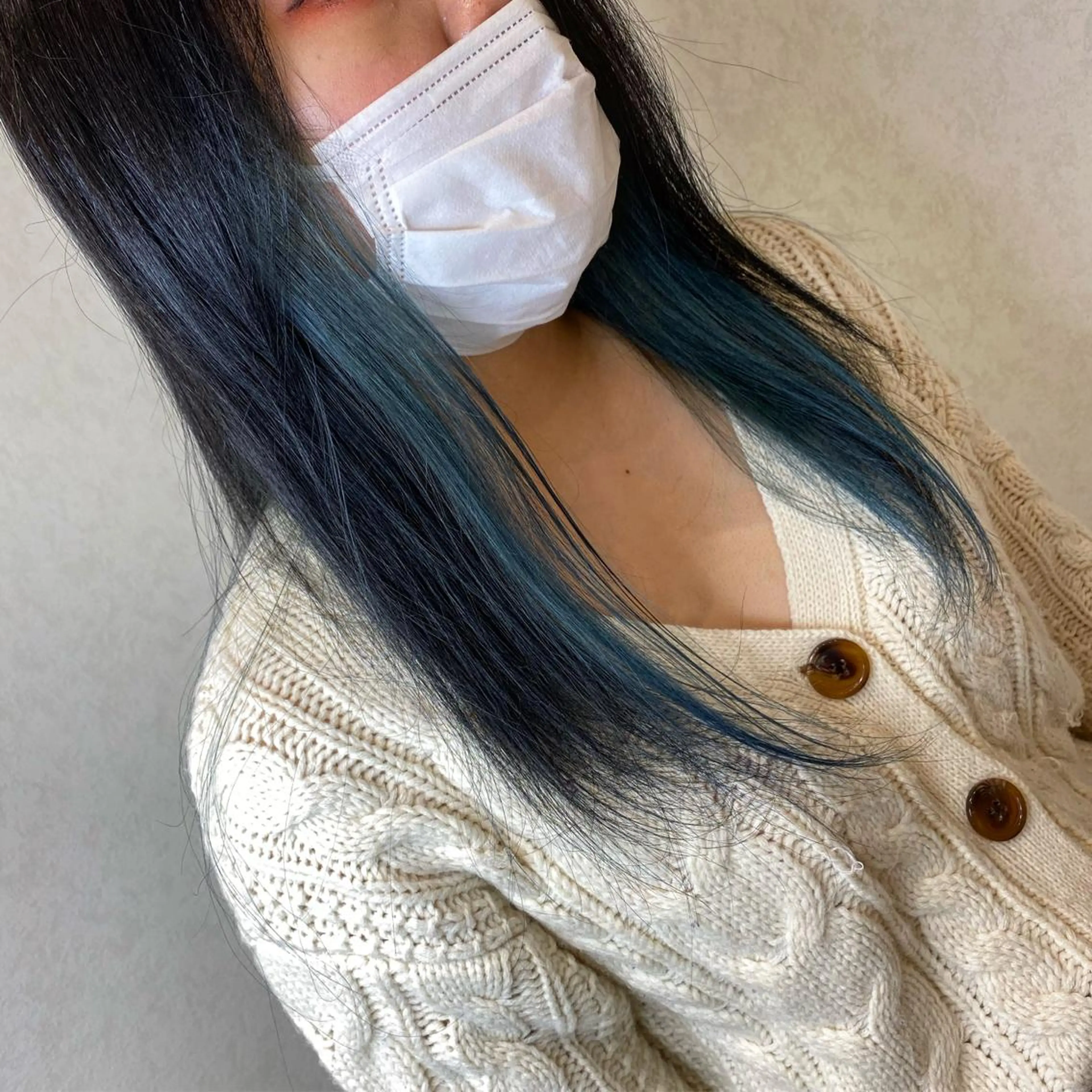 ロング カラー ムトウセイマ/ 縮毛矯正/ブリーチのヘアスタイル