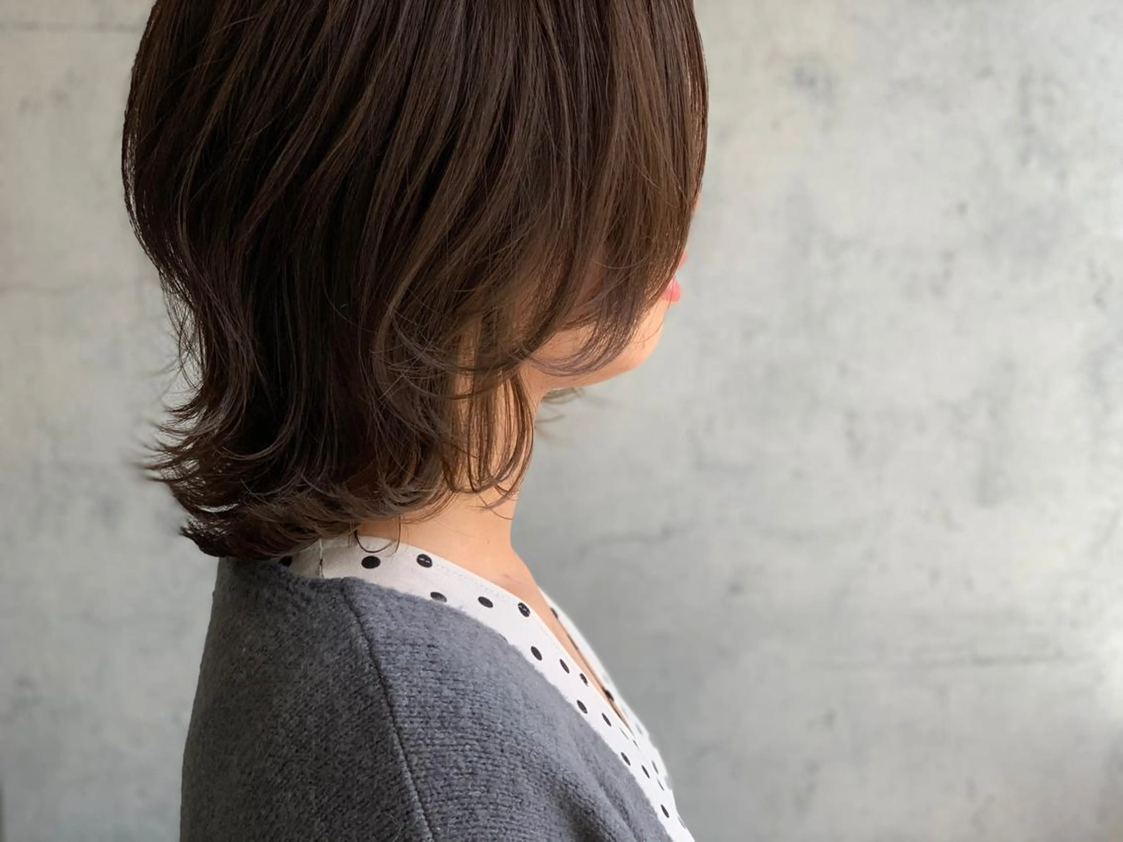 ミディアム くびれヘア レイヤーカット TELA所属・原田 和幸のエステ・リラクイメージ