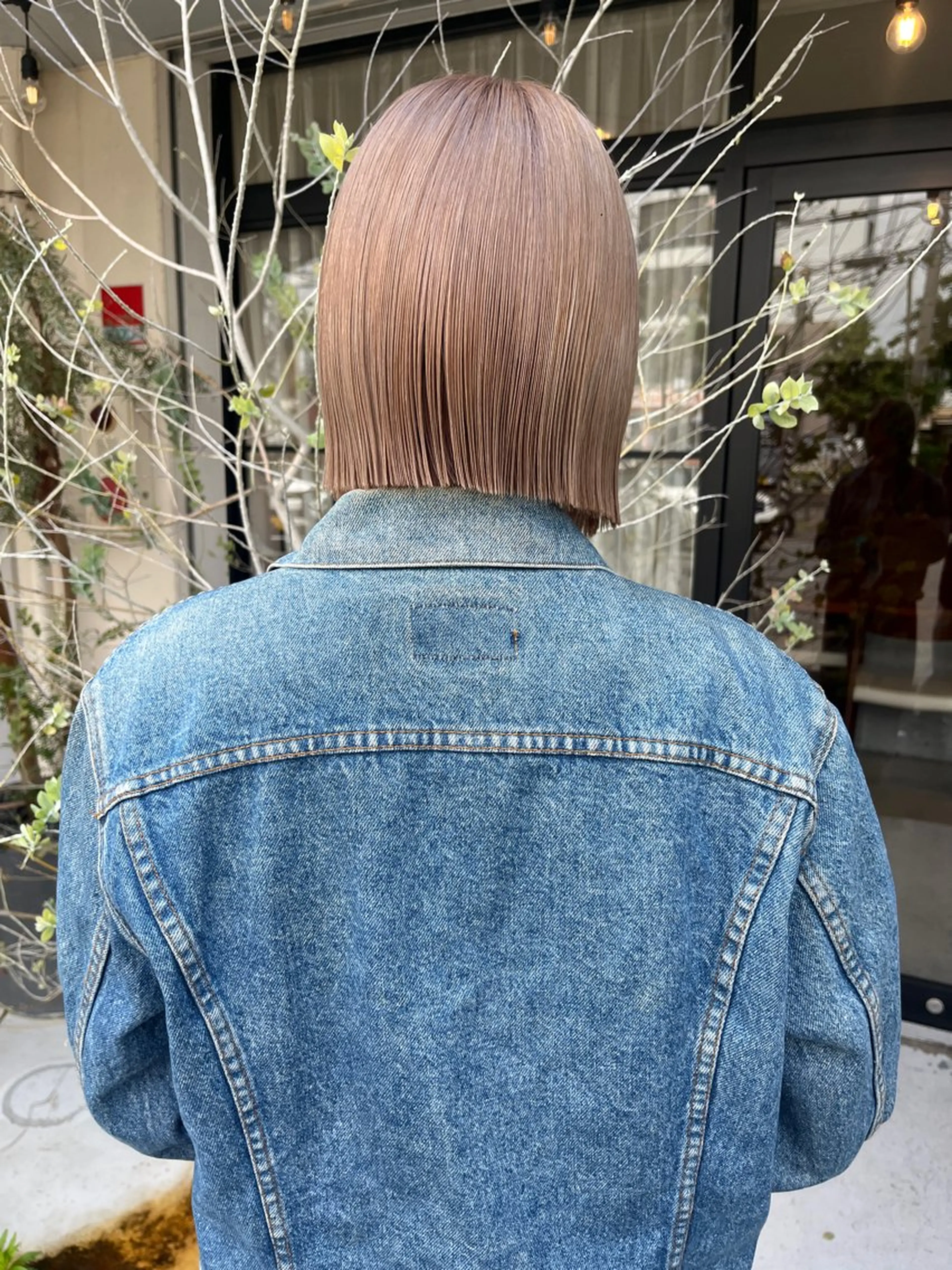 痛みの少ないブリーチリタッチ＋ワンカラー🤎✨🍀の写真