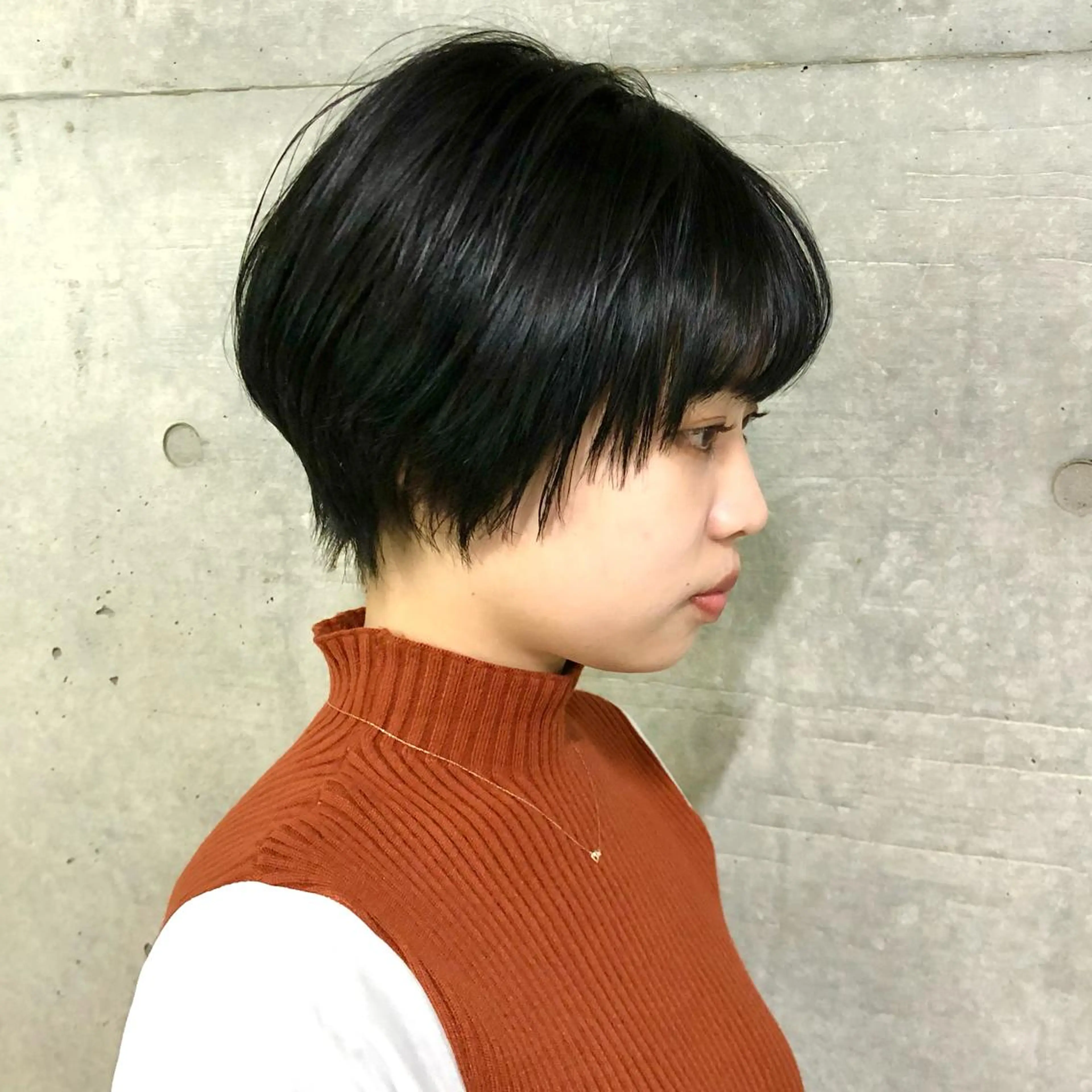 ショート カラー ハンサムショート 黒髪 ブルーカラー ブルーブラック ショートヘア 卒業式お呼ばれ🕊️ ヘアセット✴︎ミキのヘアスタイル