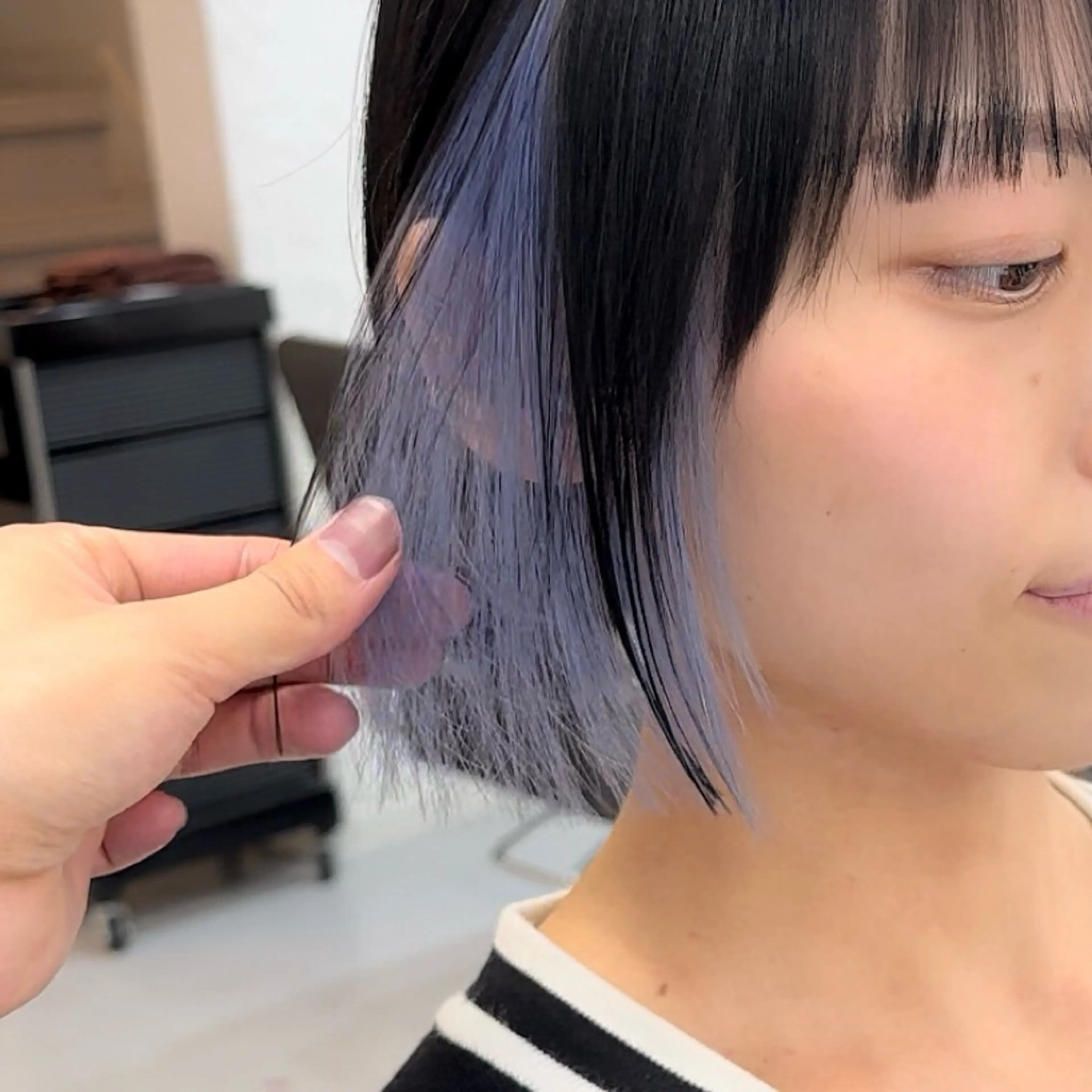 ショート カラー ブリーチ ケアブリーチ インナーカラー ボブ カット ヘアカラー トリートメント インナーカラー/レイ ヤーカット♡/マキシのヘアスタイル