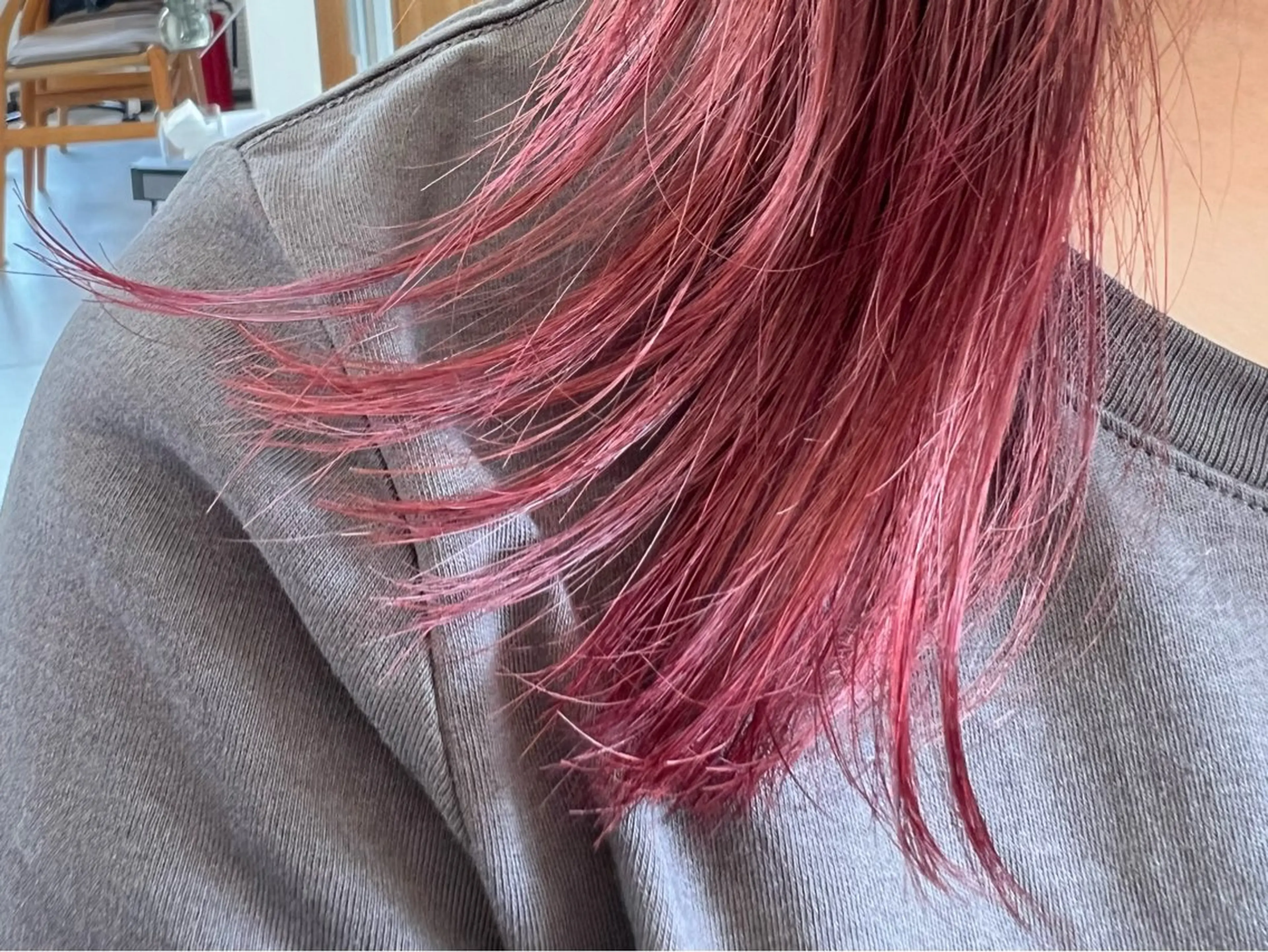 セミロング カラー カット ヘアカラー Ore🫧タナカマヤ /柔らかい質感カラーのヘアスタイル