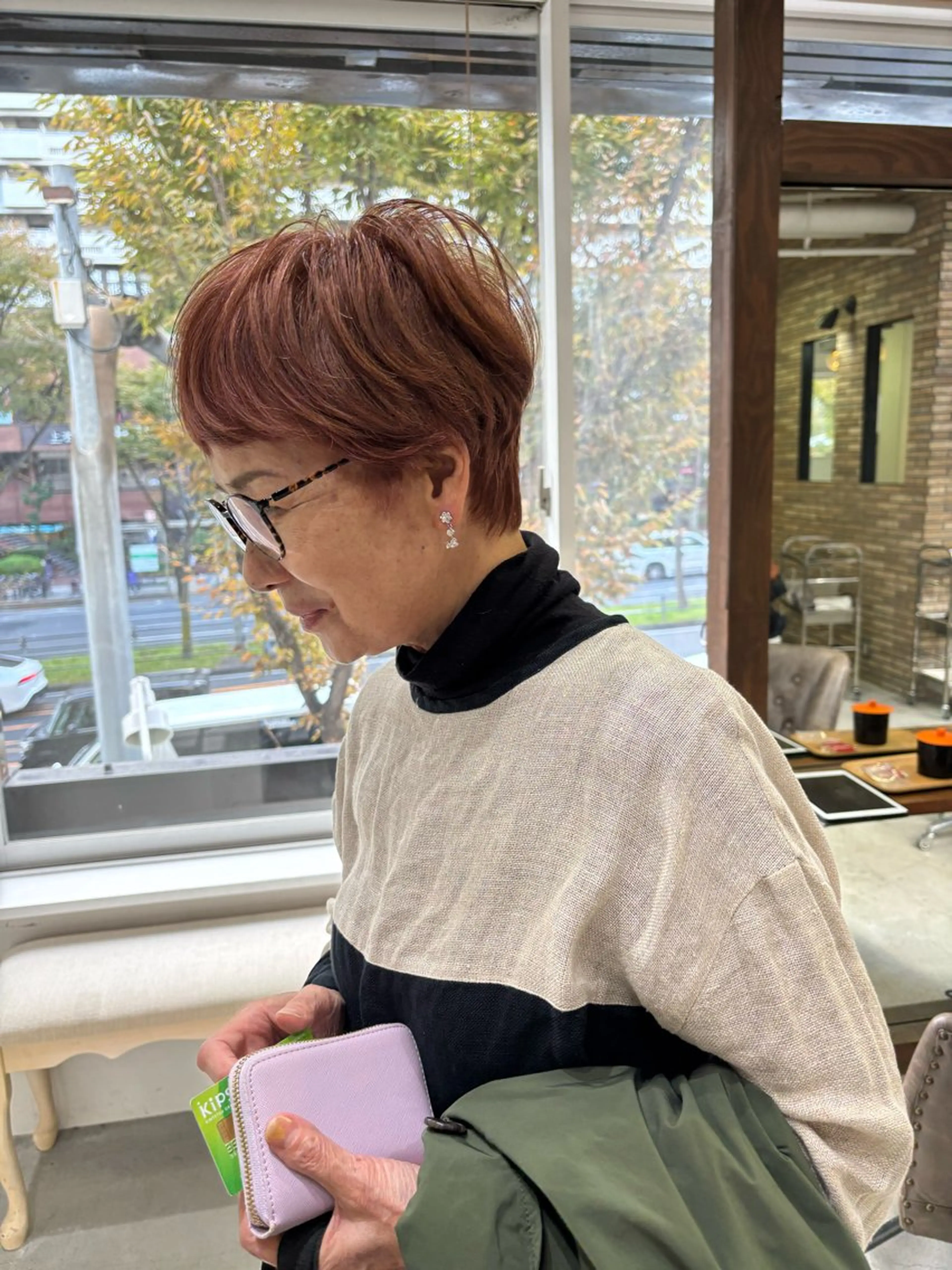 ショート カラー rita hair所属・ショート・パーマ・デ ザインカラー/むつみのヘアスタイル