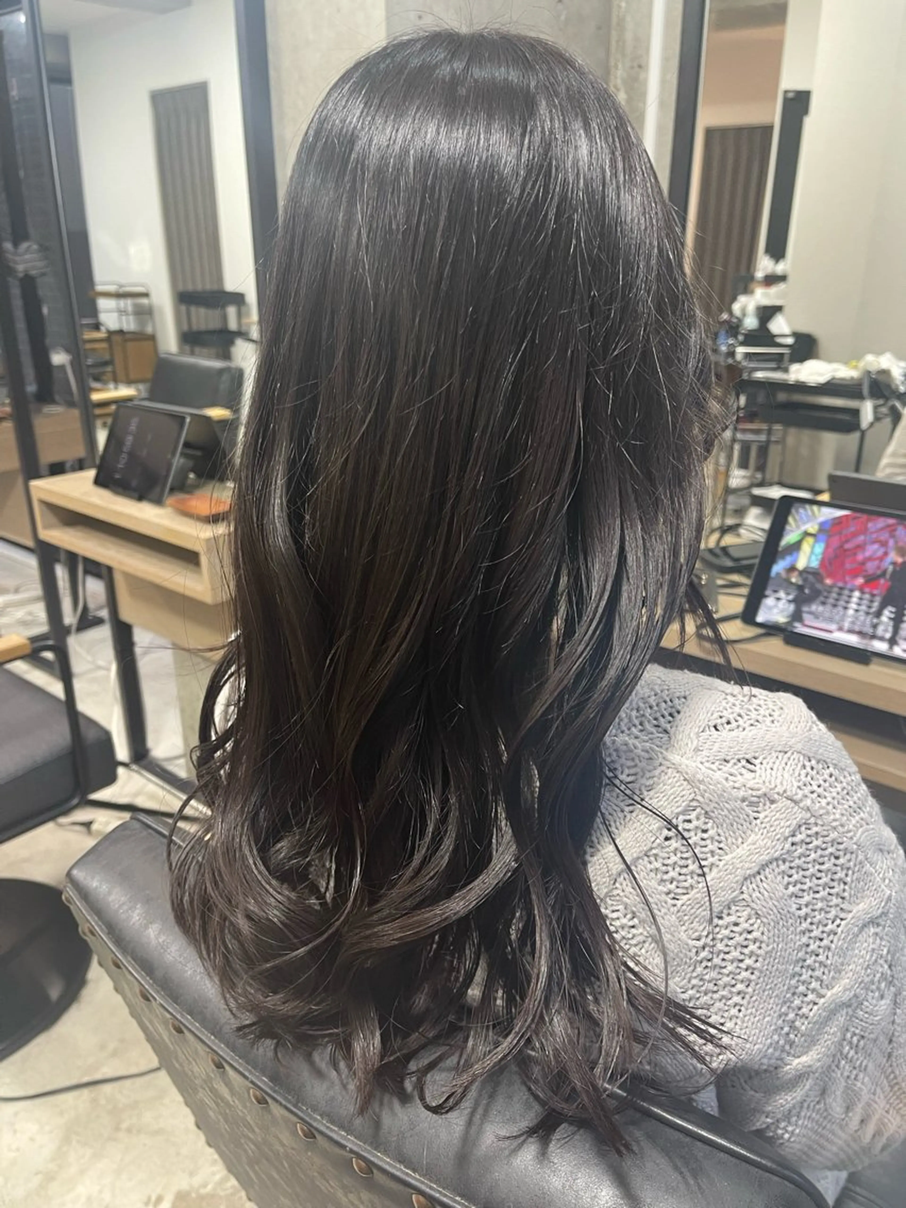 セミロング パーマ セミロングパーマ 江野沢 頼太のヘアスタイル