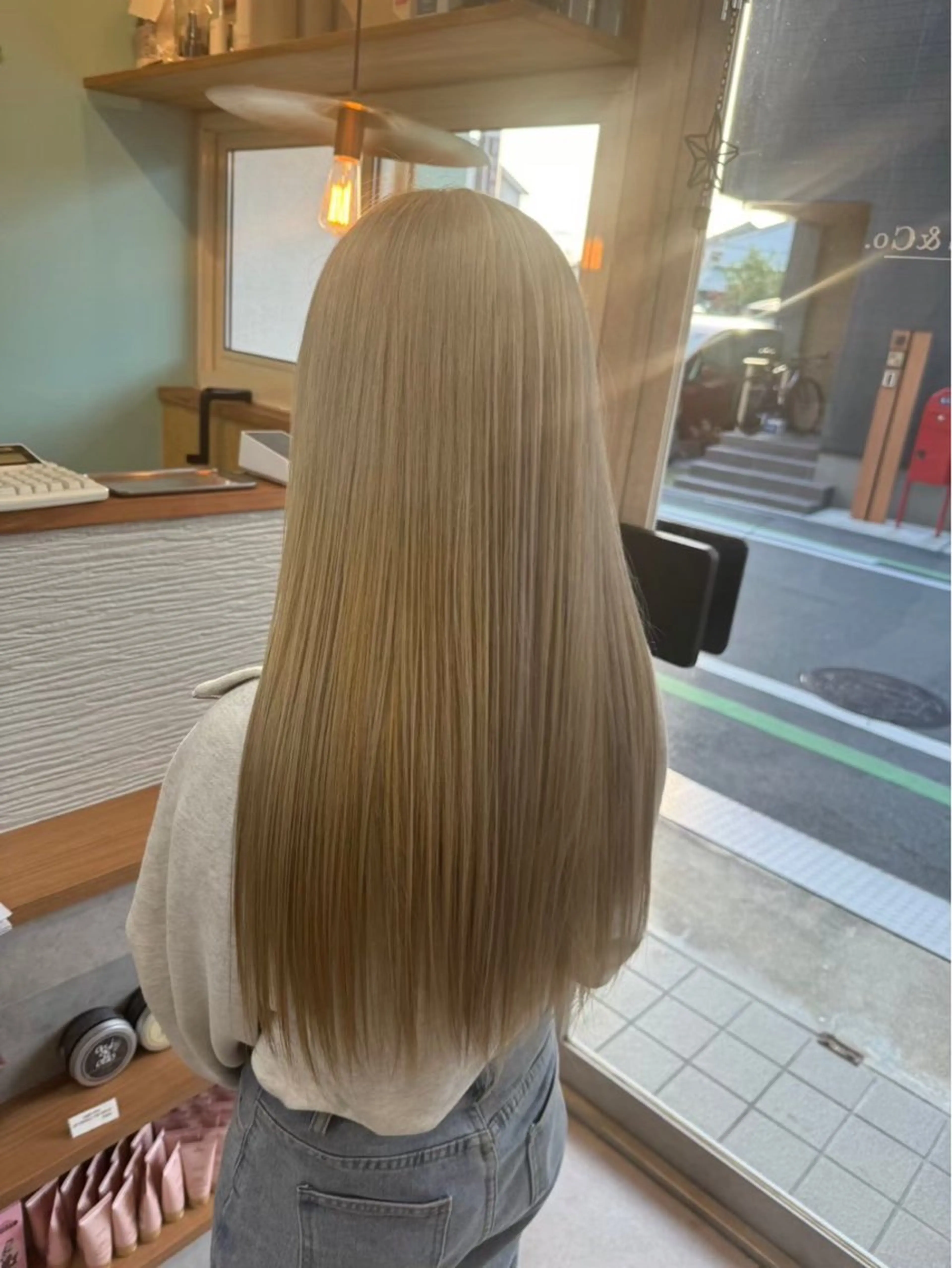 ロング カラー 中嶋 颯和のヘアスタイル