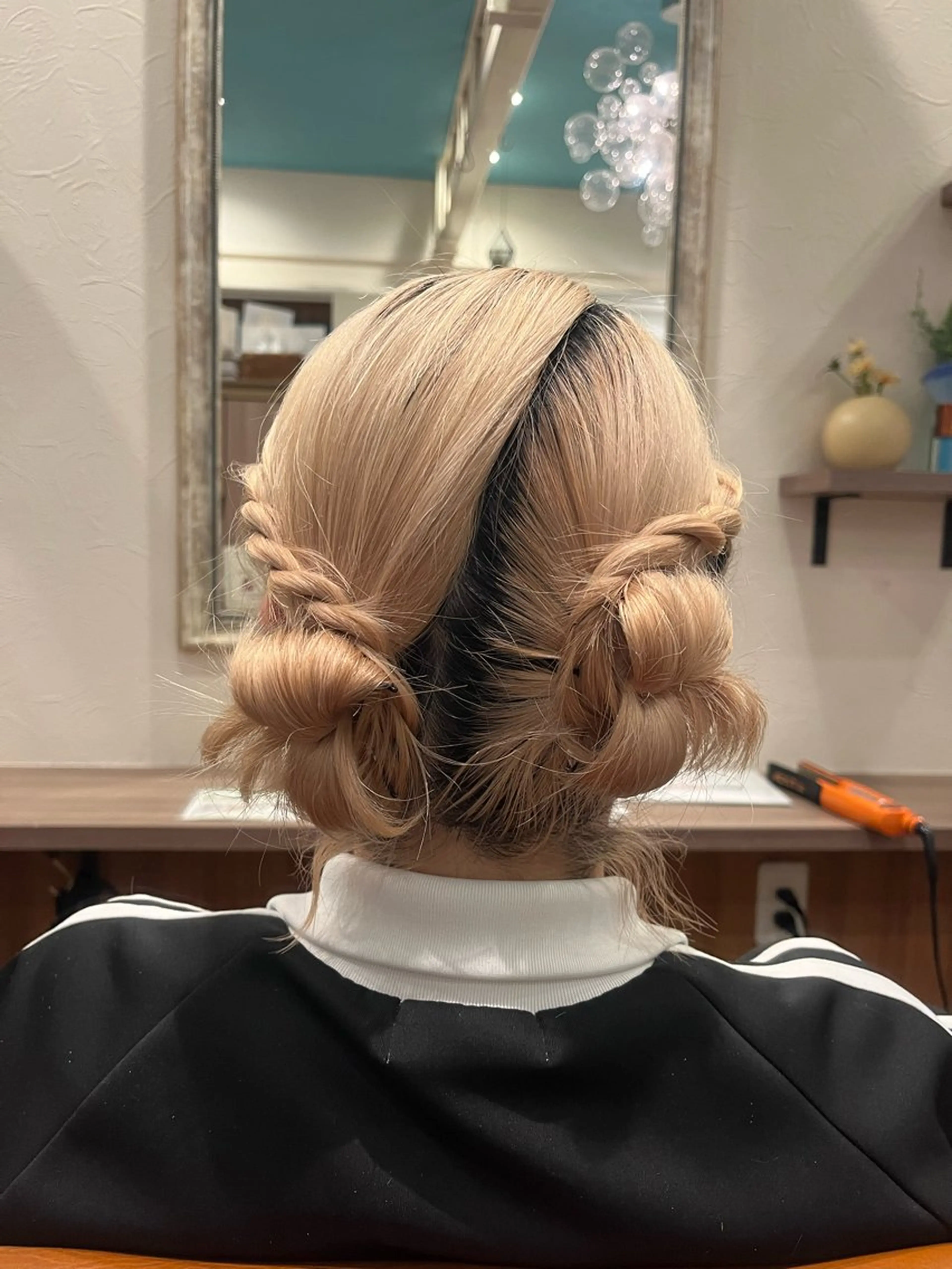 ヘアアレンジ 西田辺/ブリーチ/ SASARAのヘアスタイル