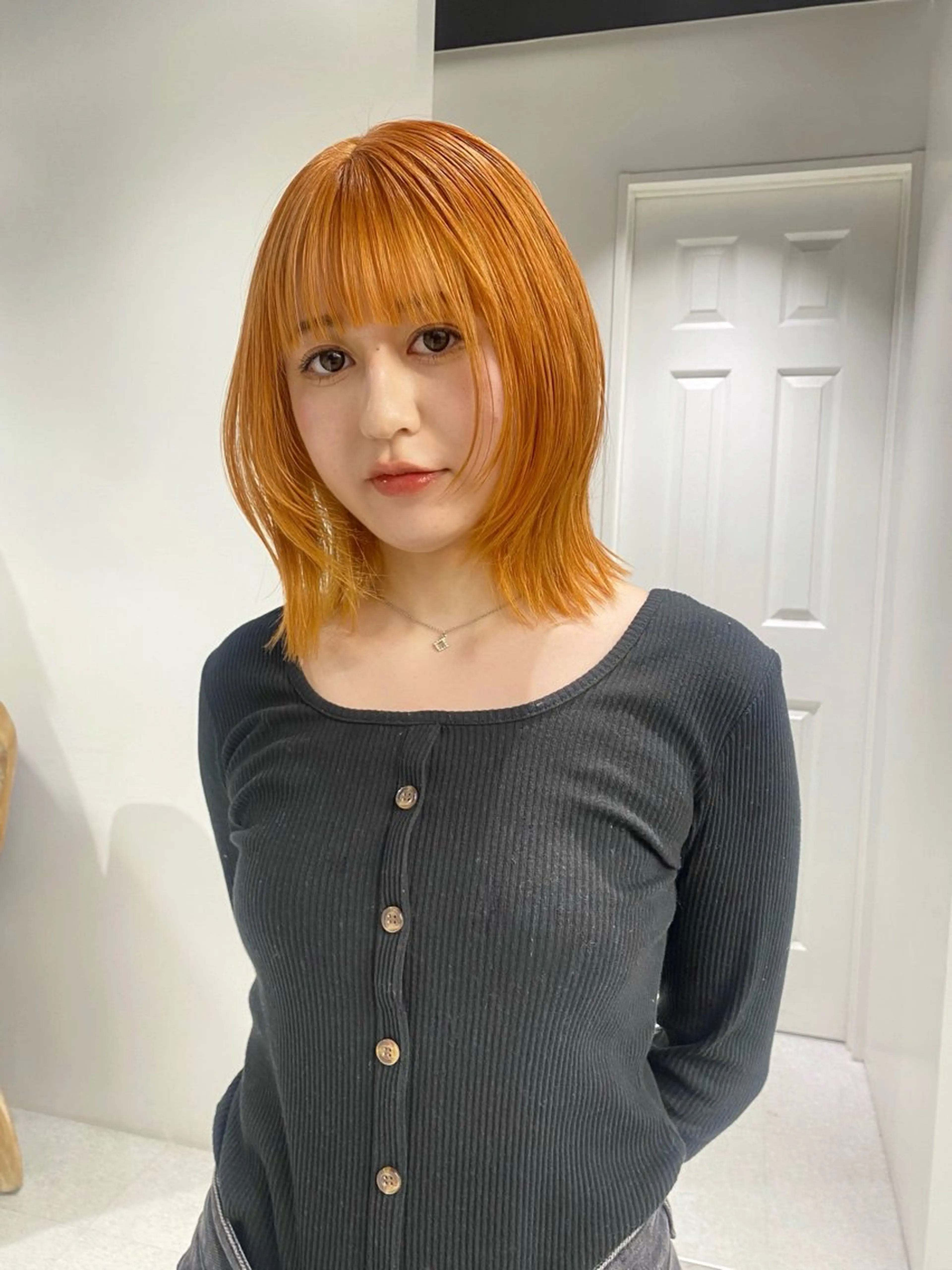 ショート ボブ 顔まわりレイヤー 顔周りカット レイヤーカット otoha☆カラー/ レイヤー/八王子のヘアスタイル