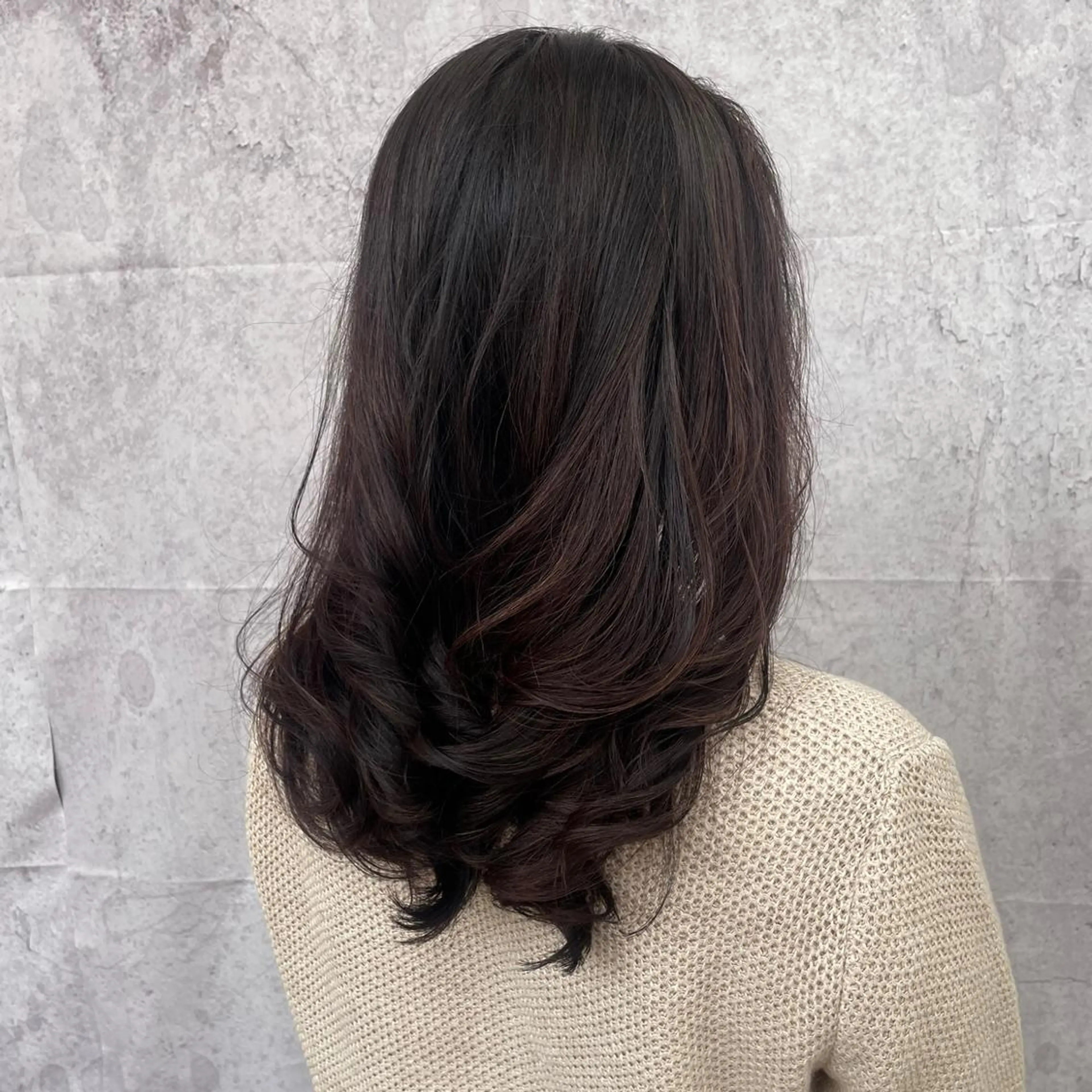 セミロング セミロングパーマ 福岡人気No1🎀 コテ巻き風パーマ専門のヘアスタイル