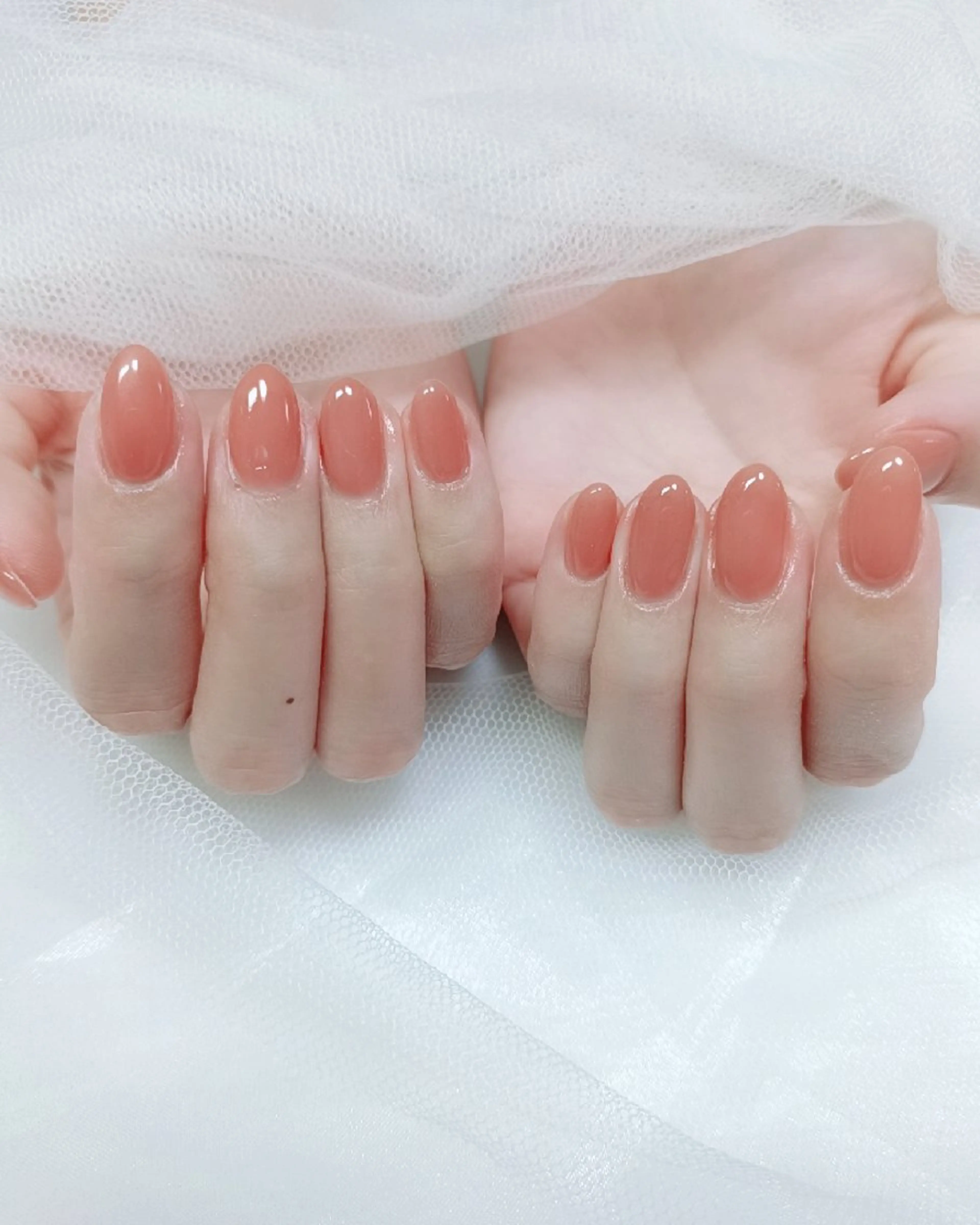 ネイル ワンカラーネイル 最終受付23時半 benny nailのネイルデザイン