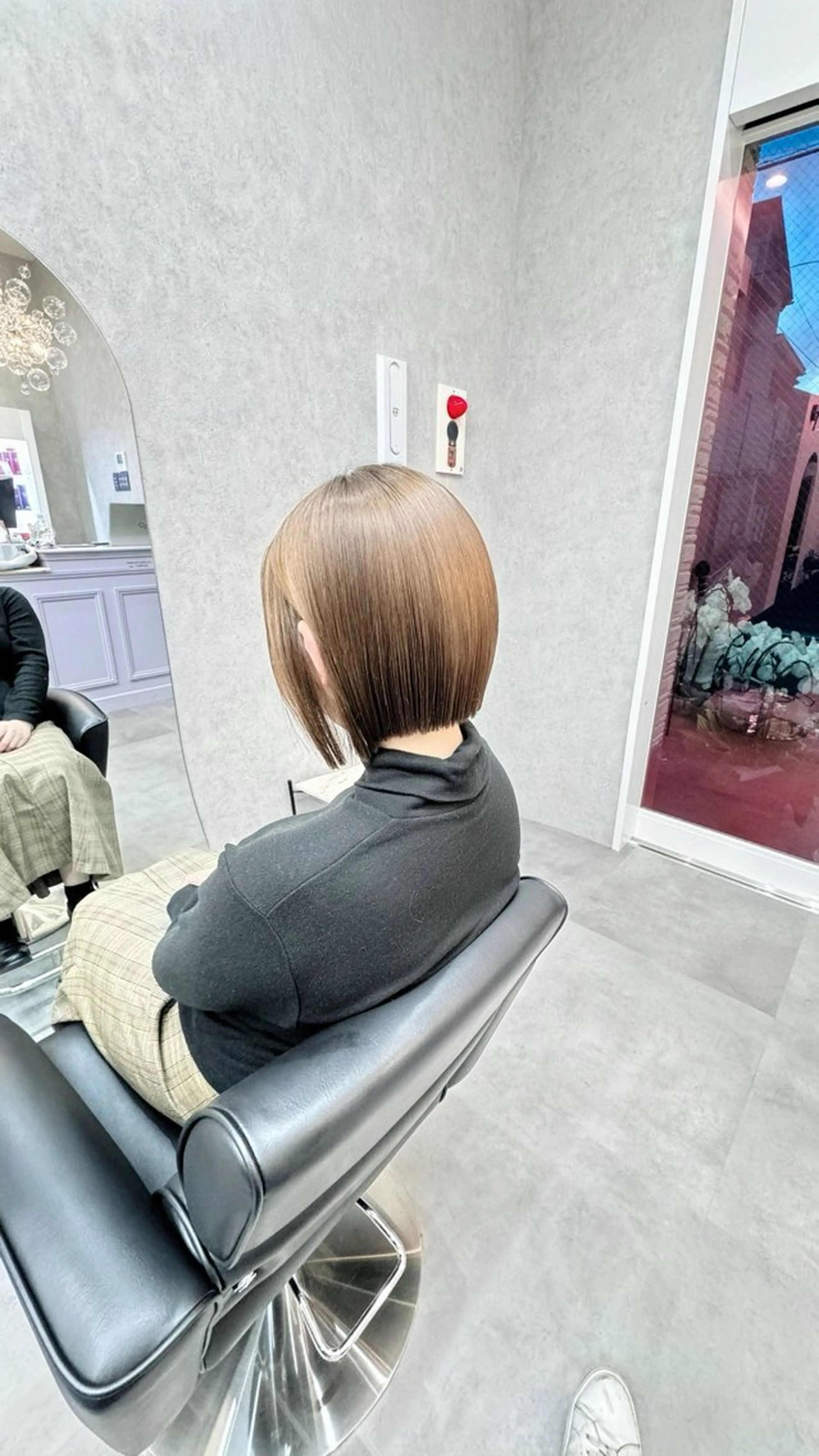ショート カラー 境井 陸王のヘアスタイル