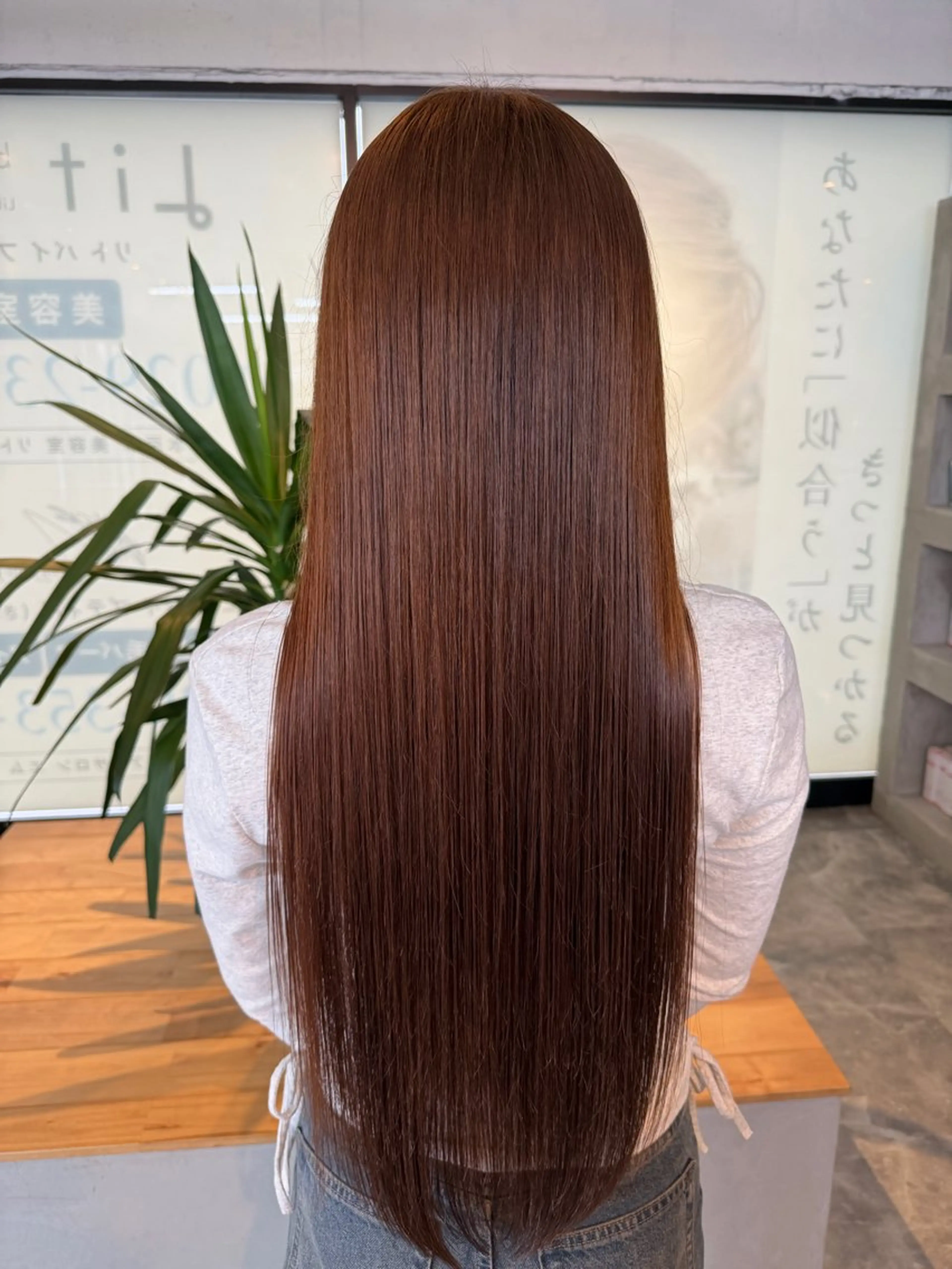 ロング ヘアカラー 暖色カラー得意🔥 栗俣嵐のヘアスタイル