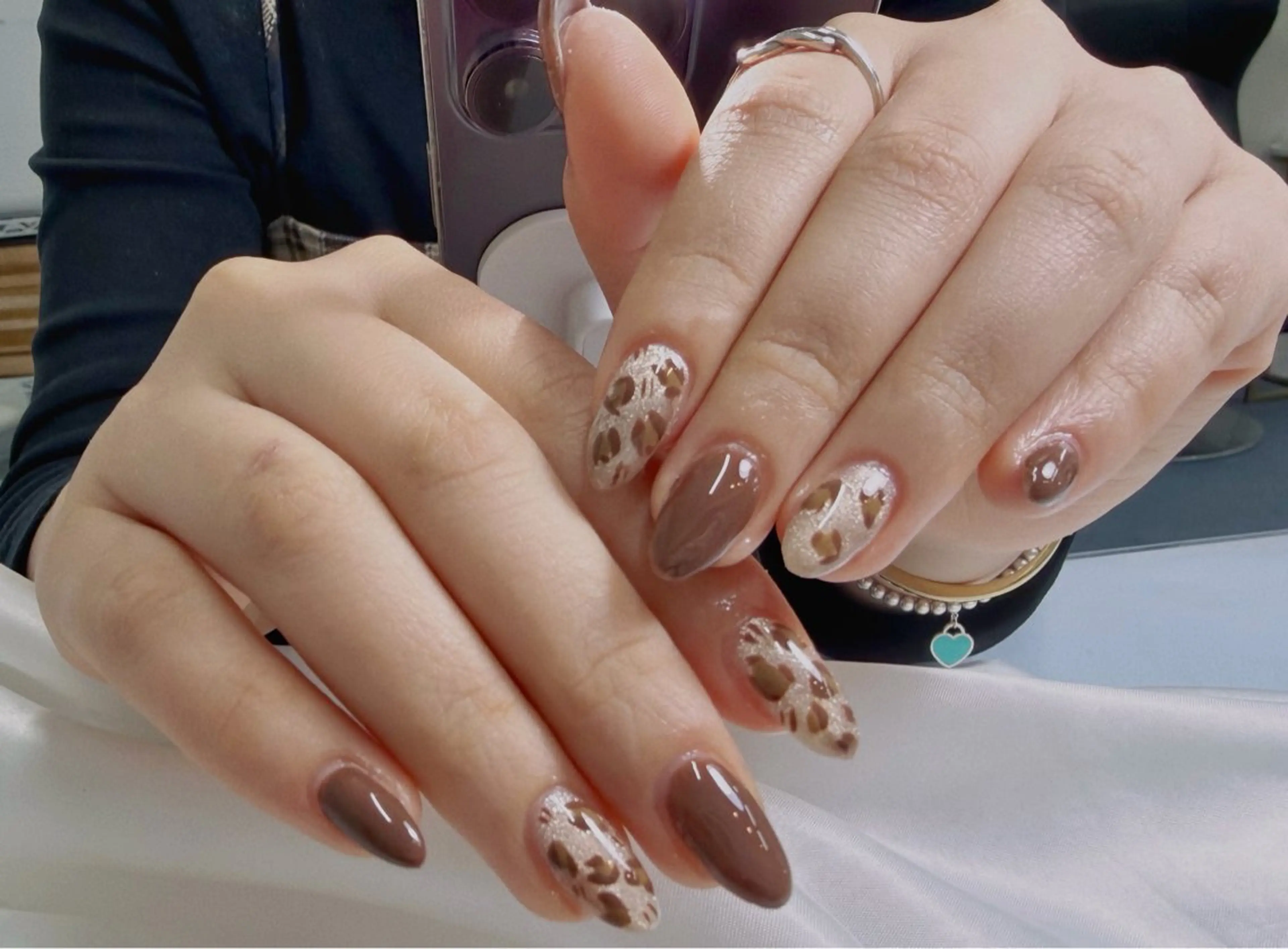 ネイル シンプルネイル 冬ネイル Miu 川越東口ネイルサロンのネイルデザイン