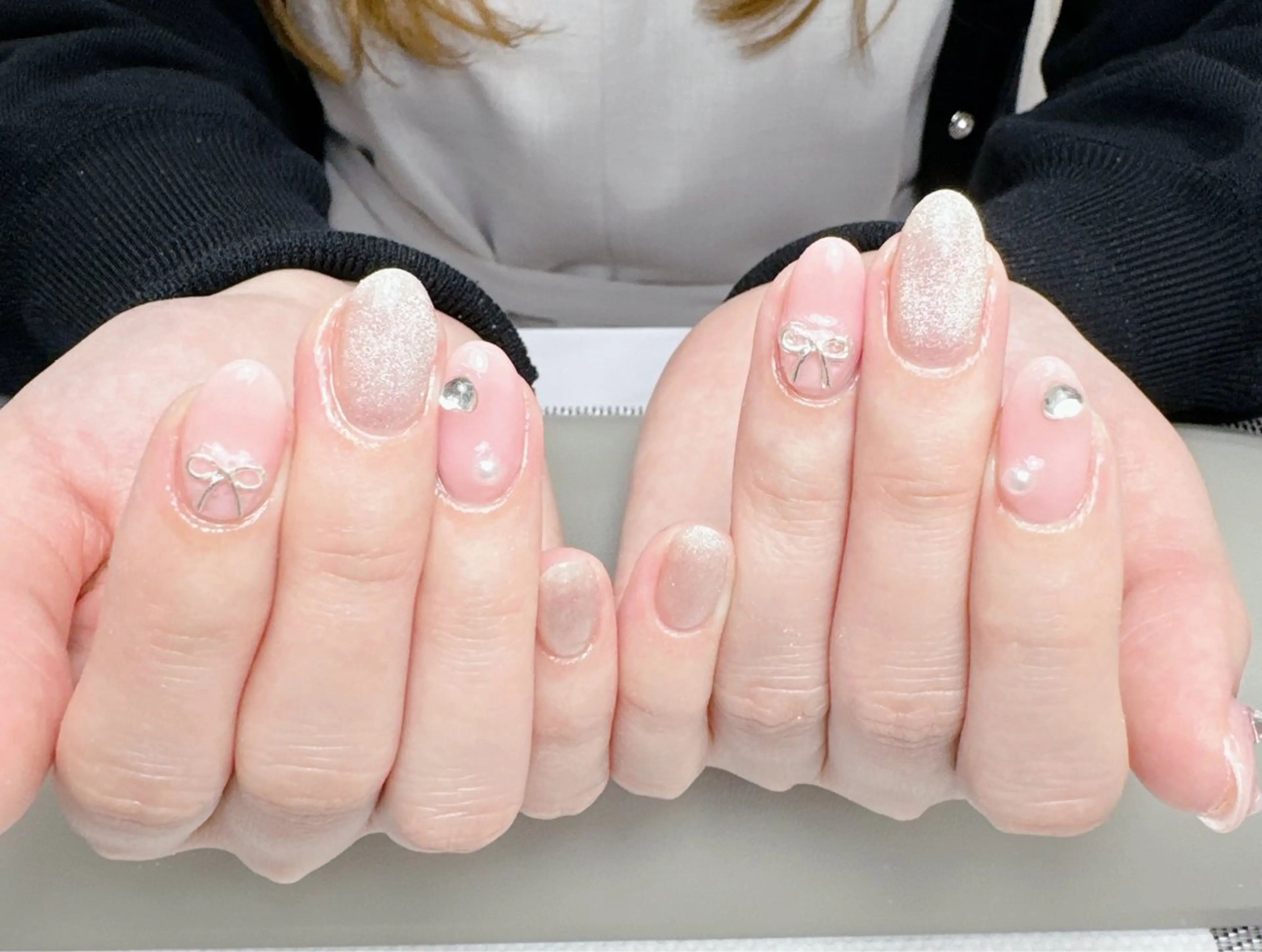 ネイル ピンク 春ネイル 💓mi.o Nail御徒町店のネイルデザイン