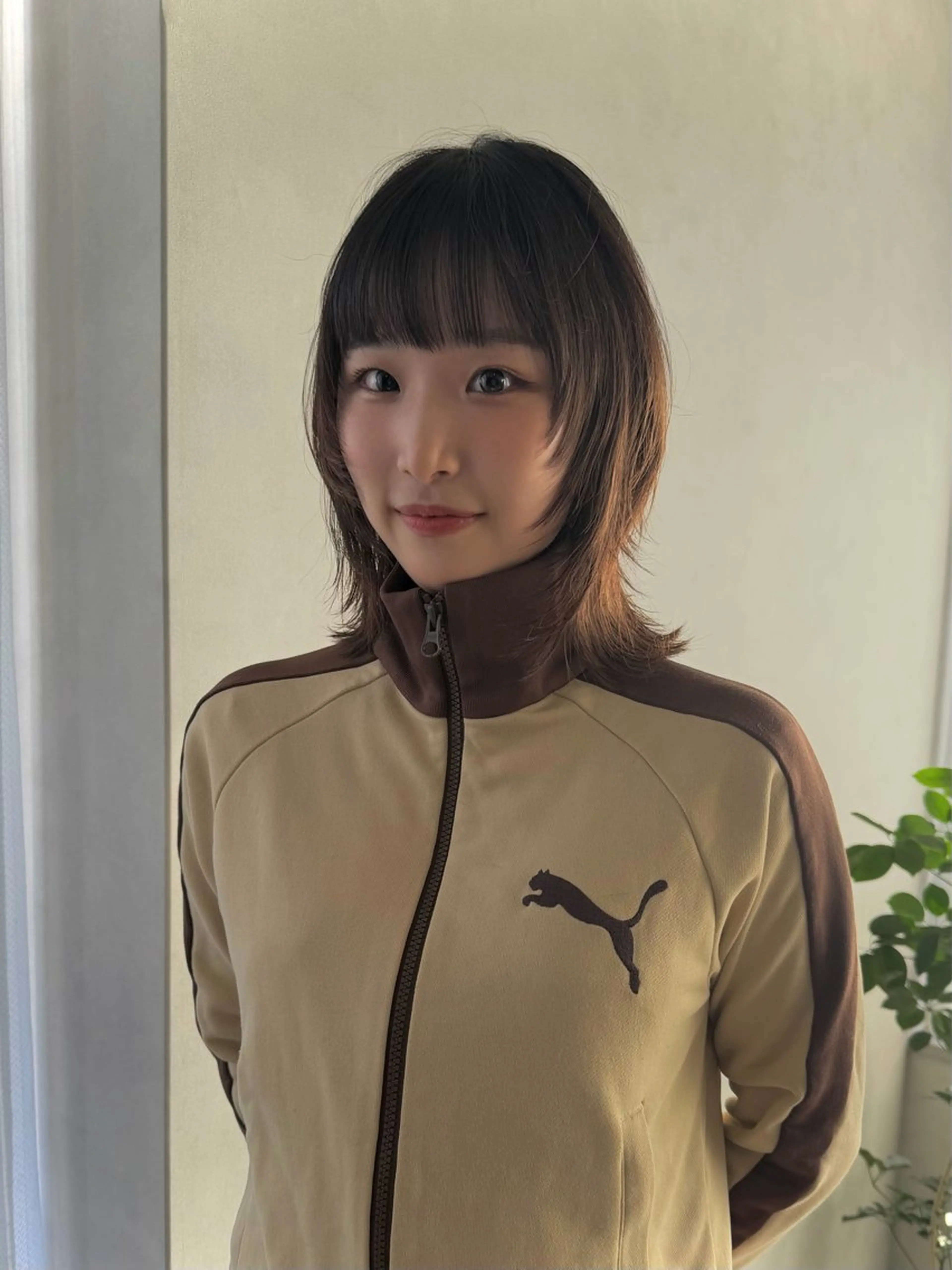 ミディアム 顔周りカット レイヤーカット レイヤーヘア/パーマ 村中　仁人のヘアスタイル