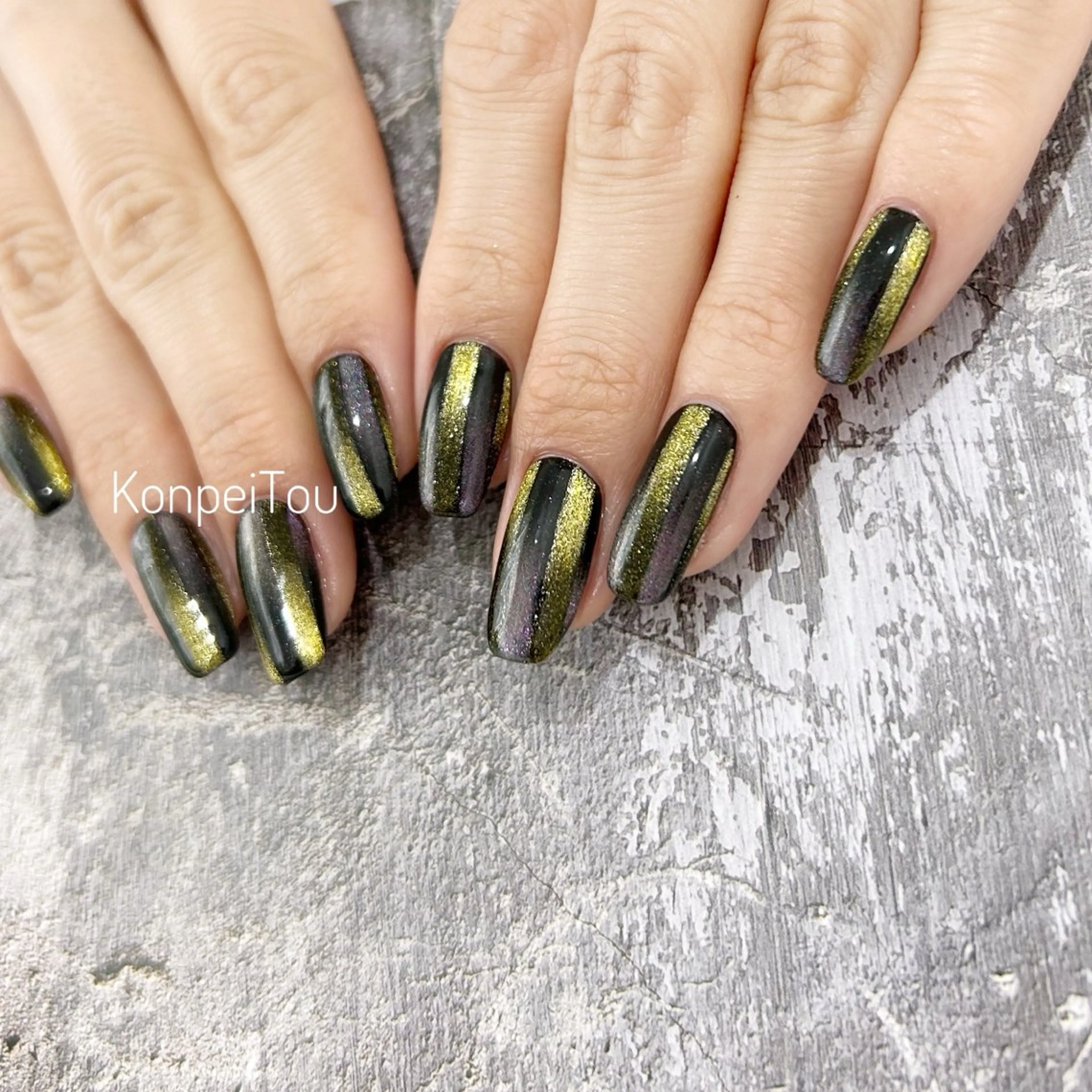 ネイル ハンドネイル おうちのネイルサロン konpeiTou〜こんぺいとう〜所属・おうちのネイルサロン KonpeiTouのネイルデザイン