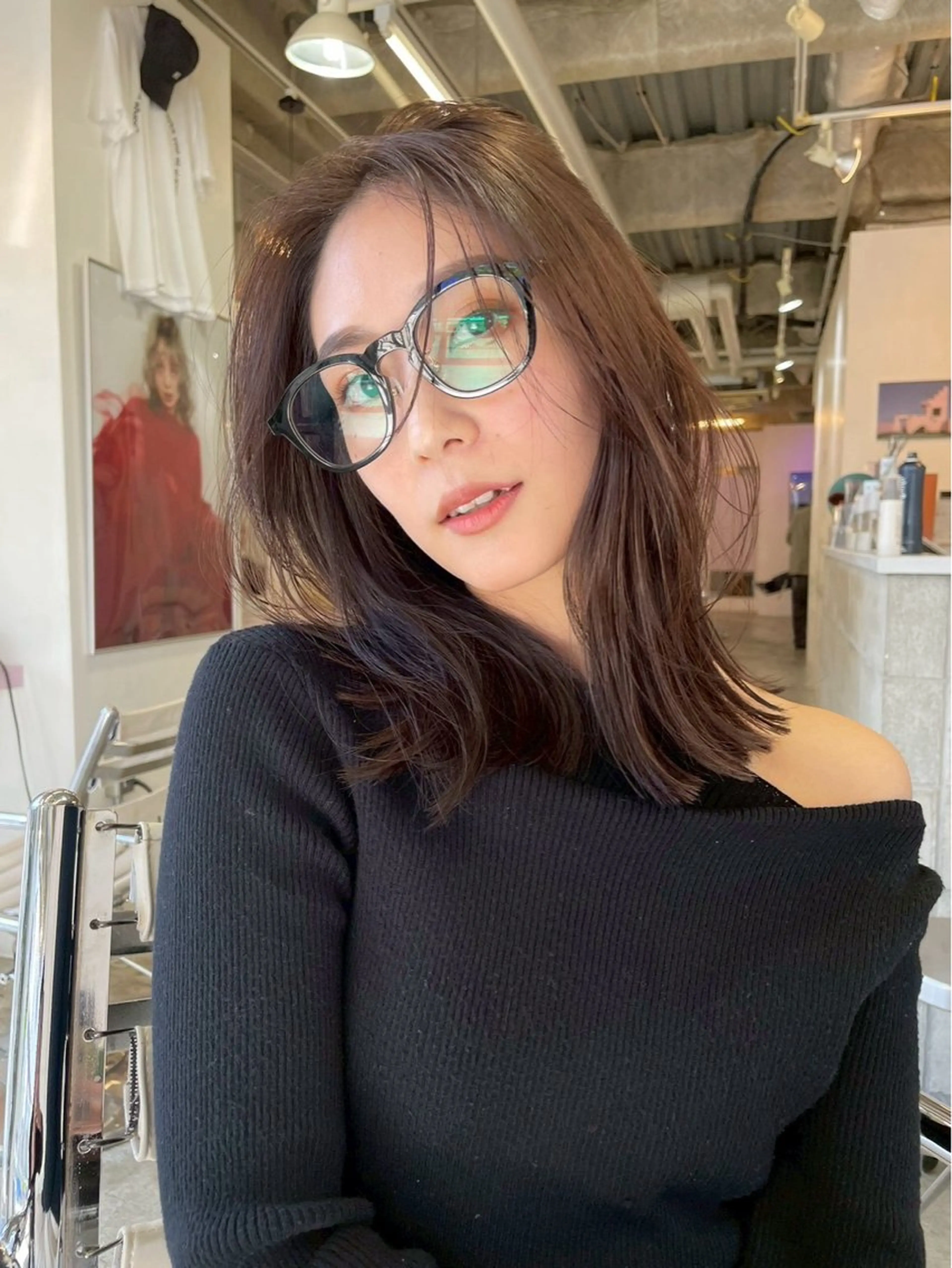 カラー ness kouのヘアスタイル