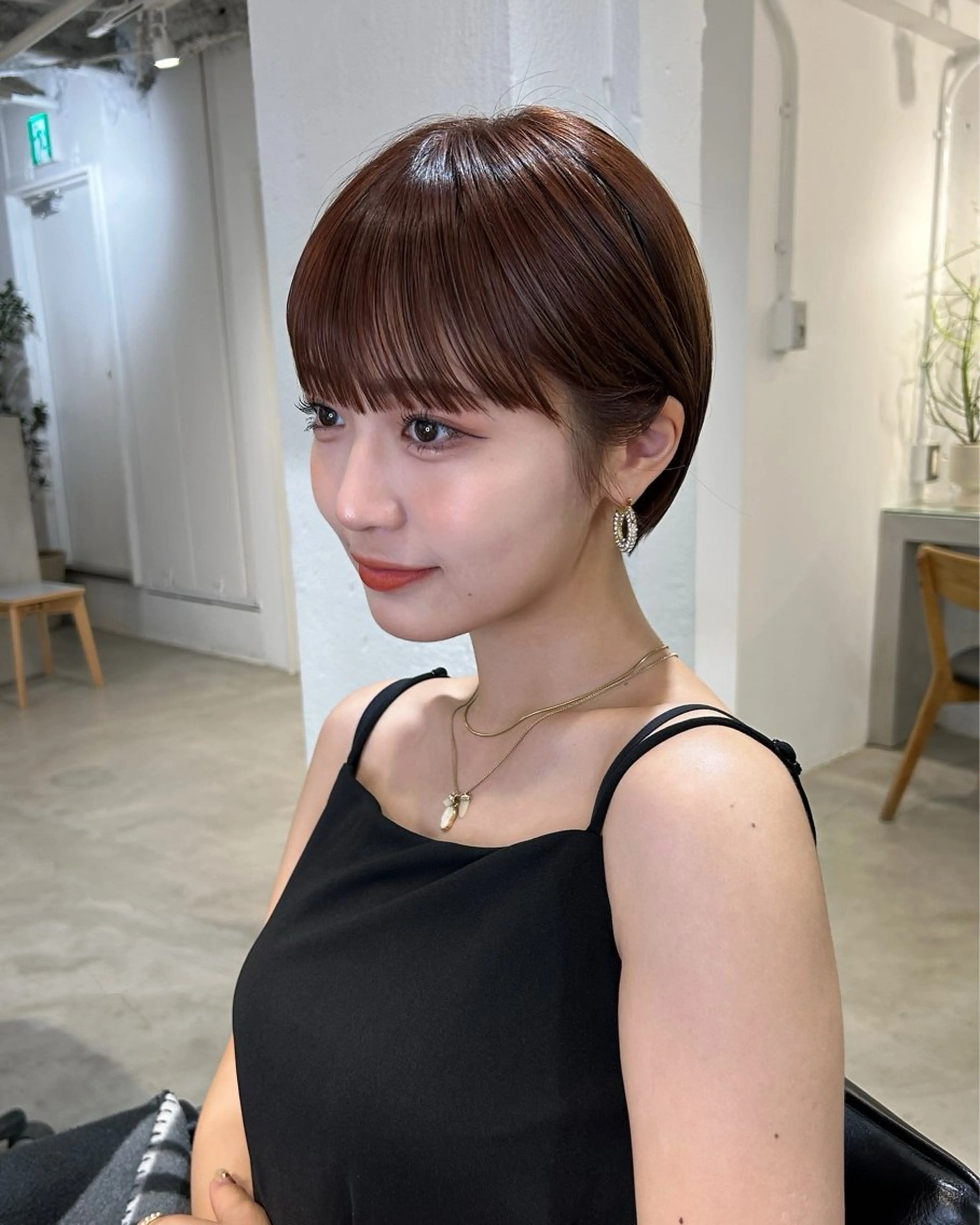 ショート カラー ❤️ショートカット ・顔周りカット❤️のヘアスタイル