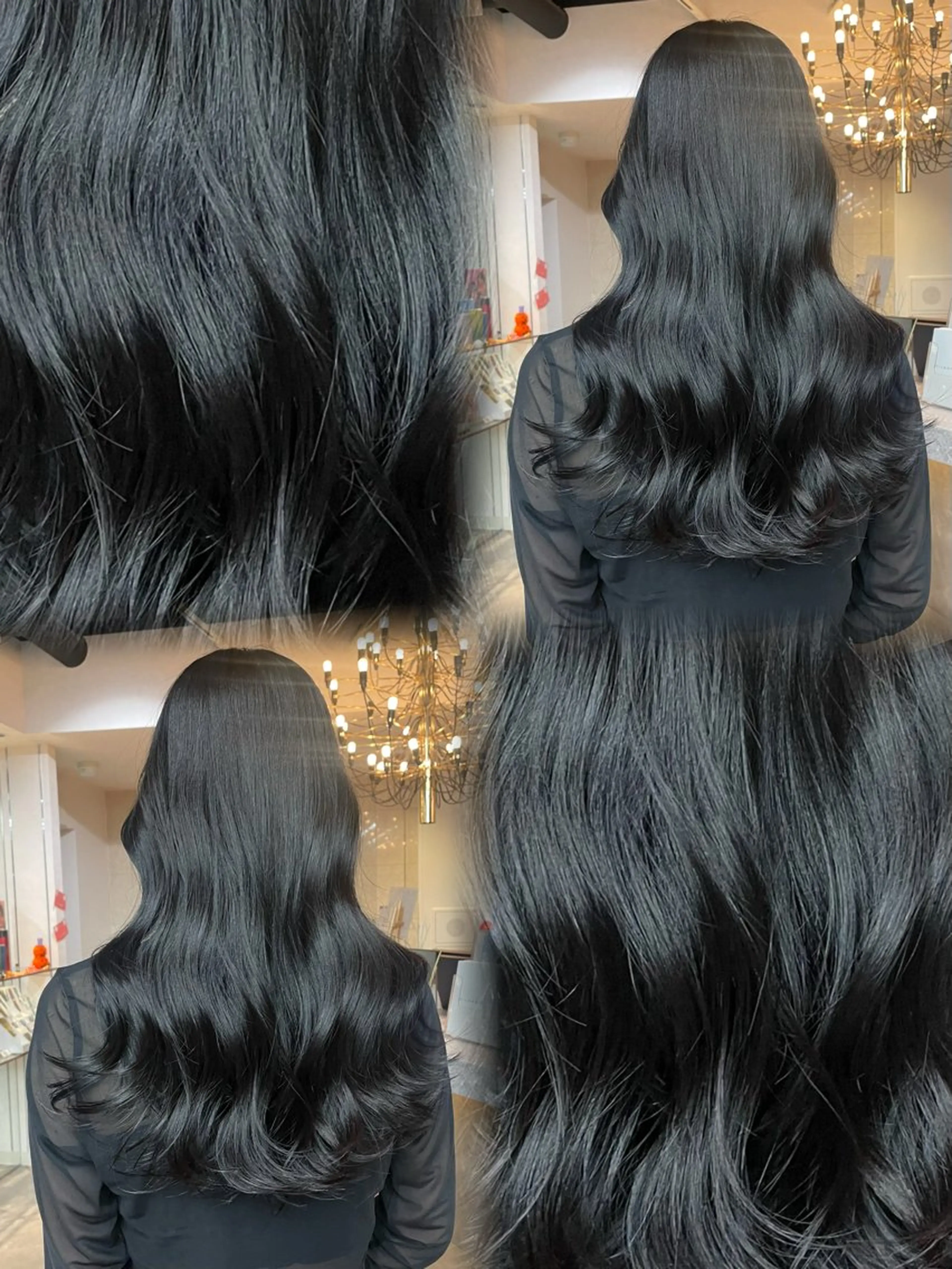 ロング カラー りん 🎀韓国スタイルのヘアスタイル