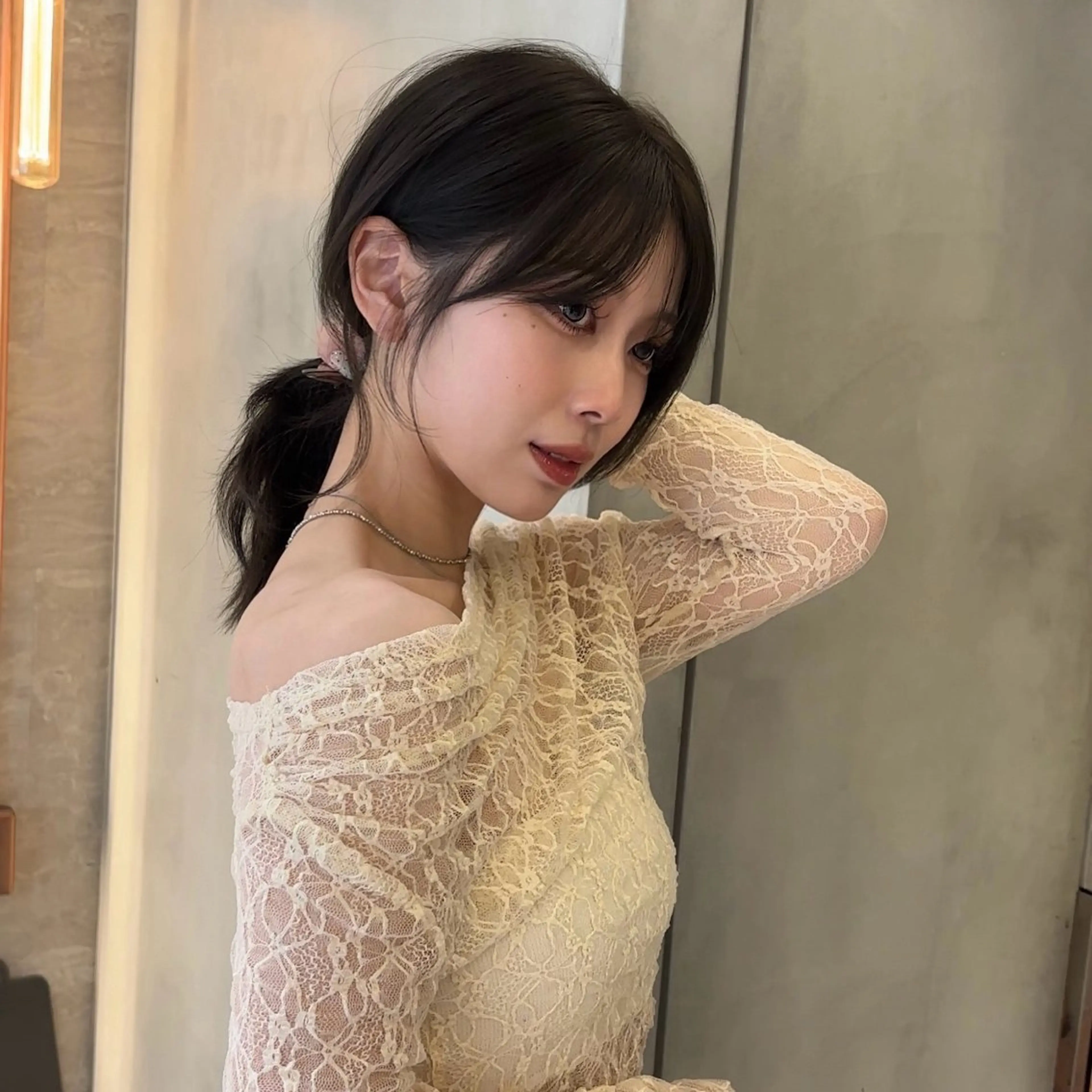 ミディアム カラー ボブレイヤー ボブ レイヤーカット 似合わせカット カット ヘアカラー トリートメント ウメダナオヤ/ くびれヘア✨のヘアスタイル