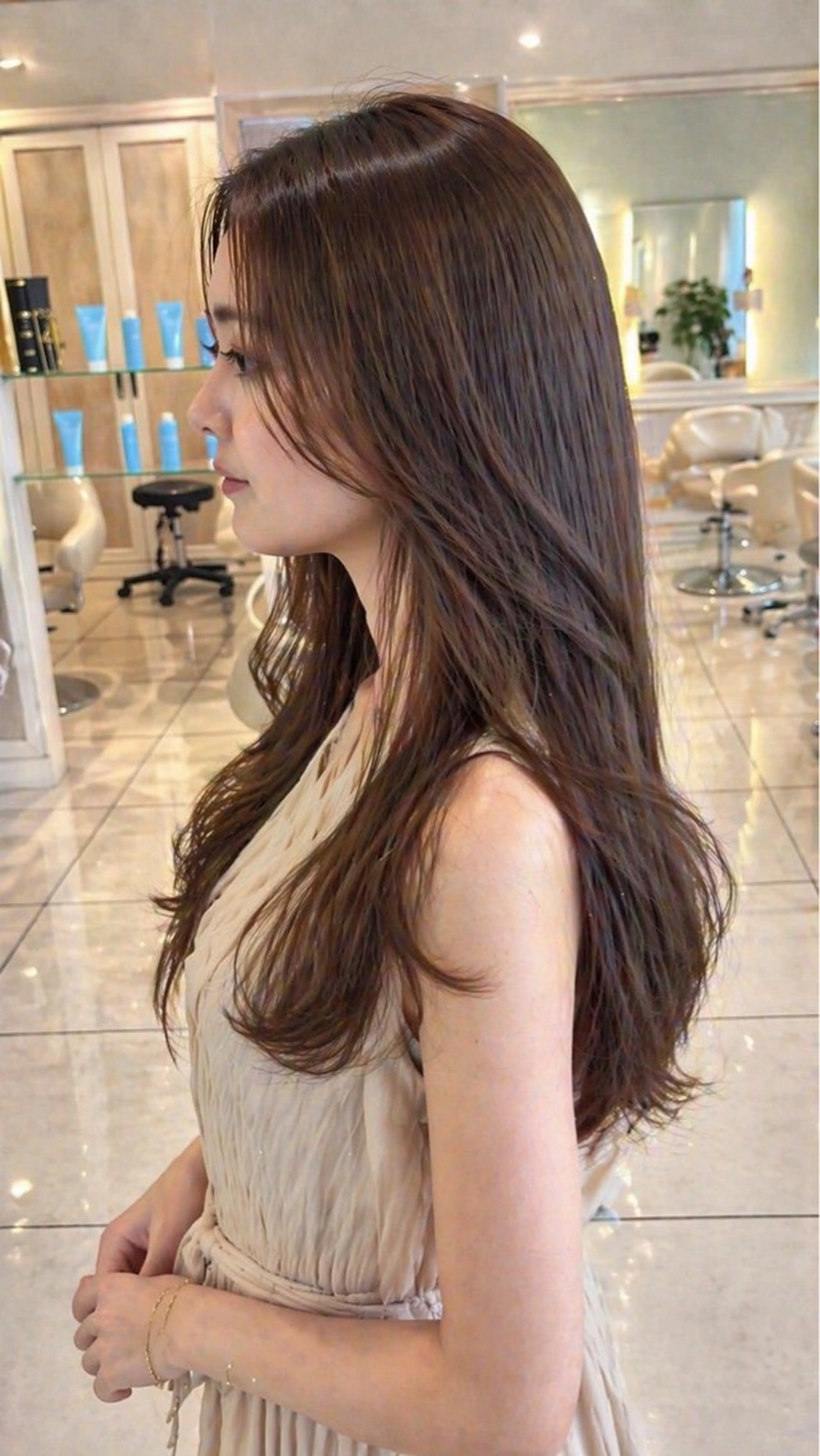 ロング カラー カット ヘアカラー 金子 直樹のヘアスタイル