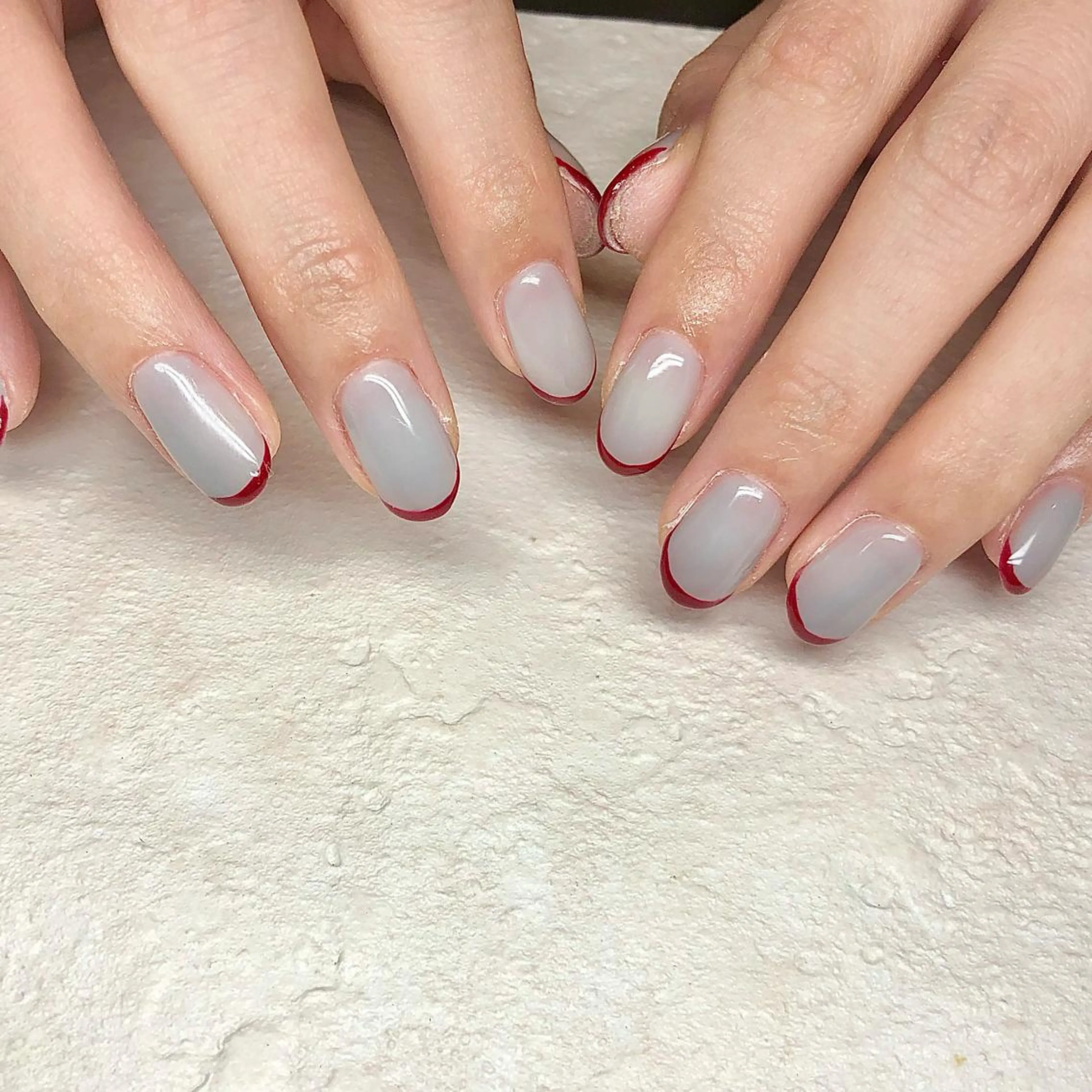 ネイル フレンチネイル ワンカラーネイル シンプルネイル ハンドネイル tiare ayaのネイルデザイン
