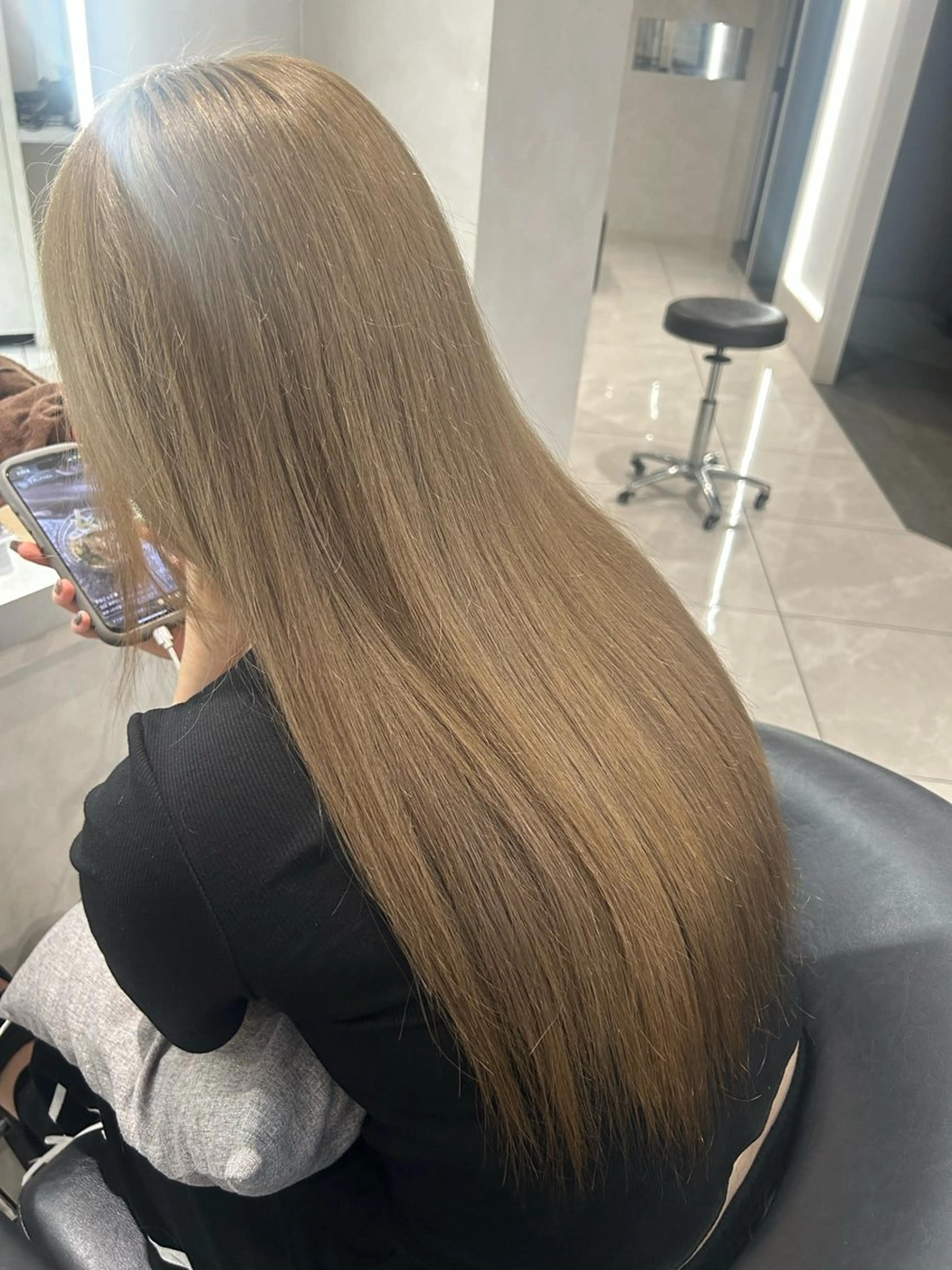 カラー ブリーチ 池袋/縮毛矯正/ 髪質改善/【光輝】のヘアスタイル