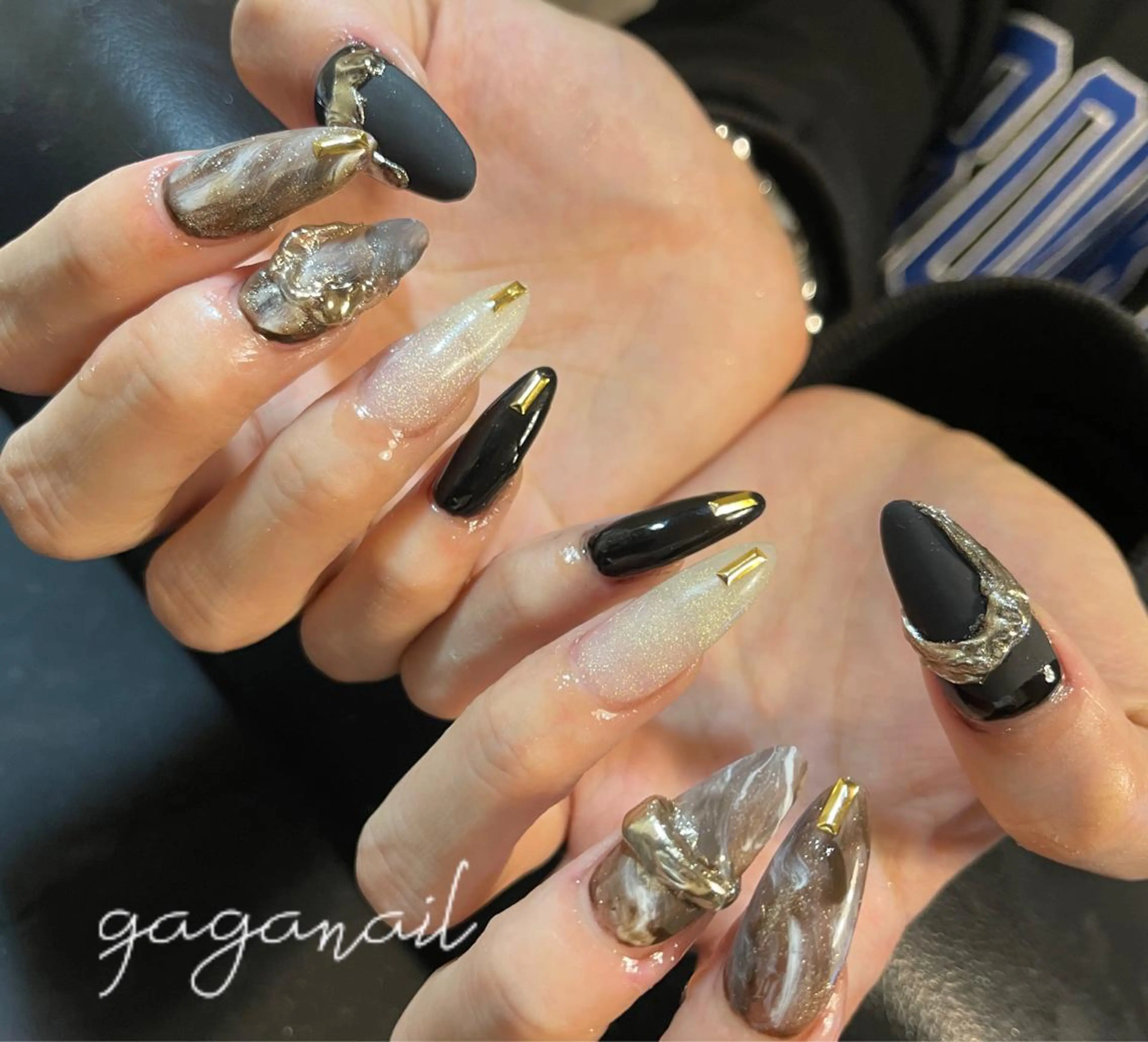 ネイル 持ち込み nailsalon gagaのネイルデザイン