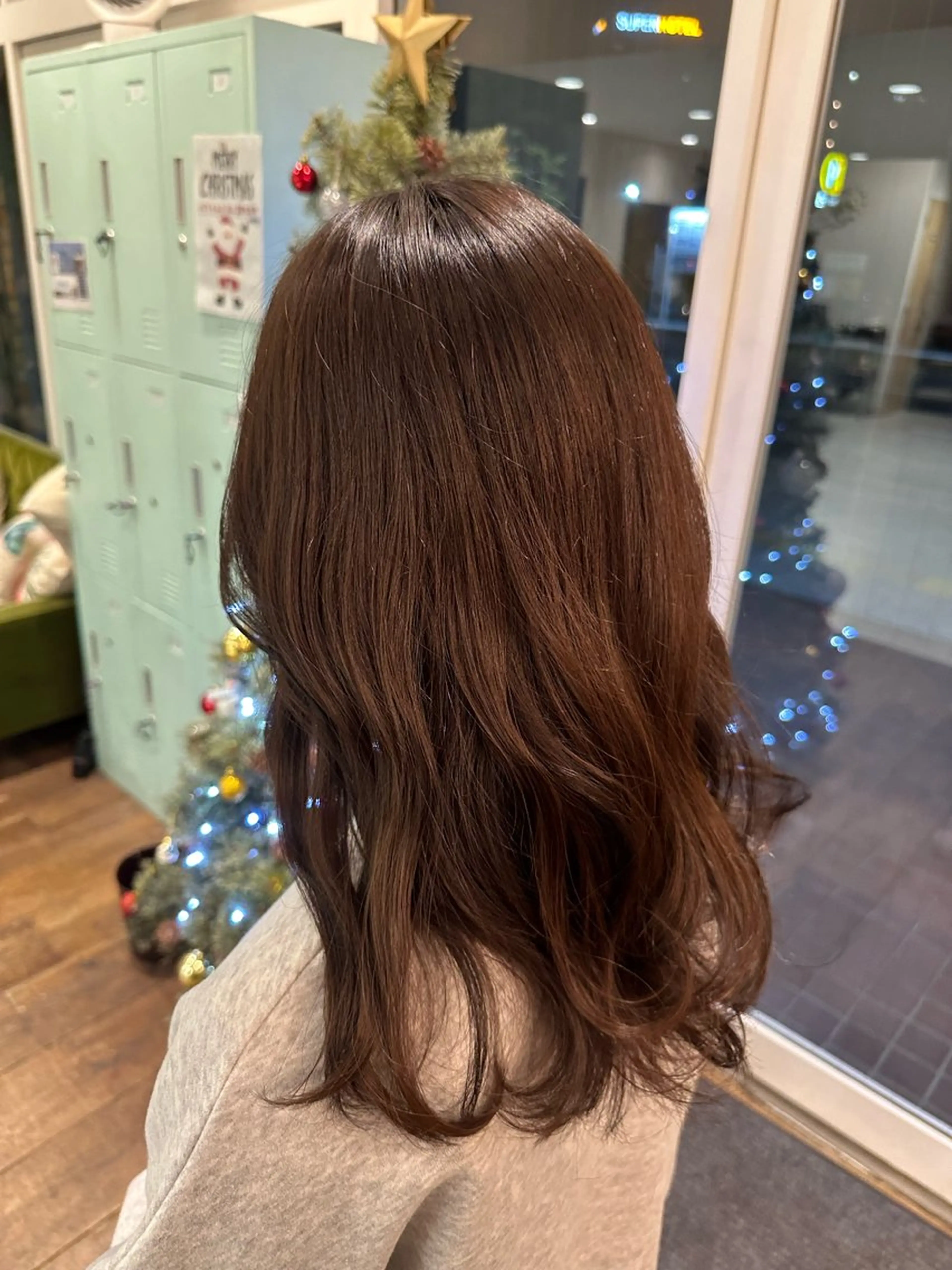 セミロング カラー ヘアアレンジ 森田 美帆のヘアスタイル