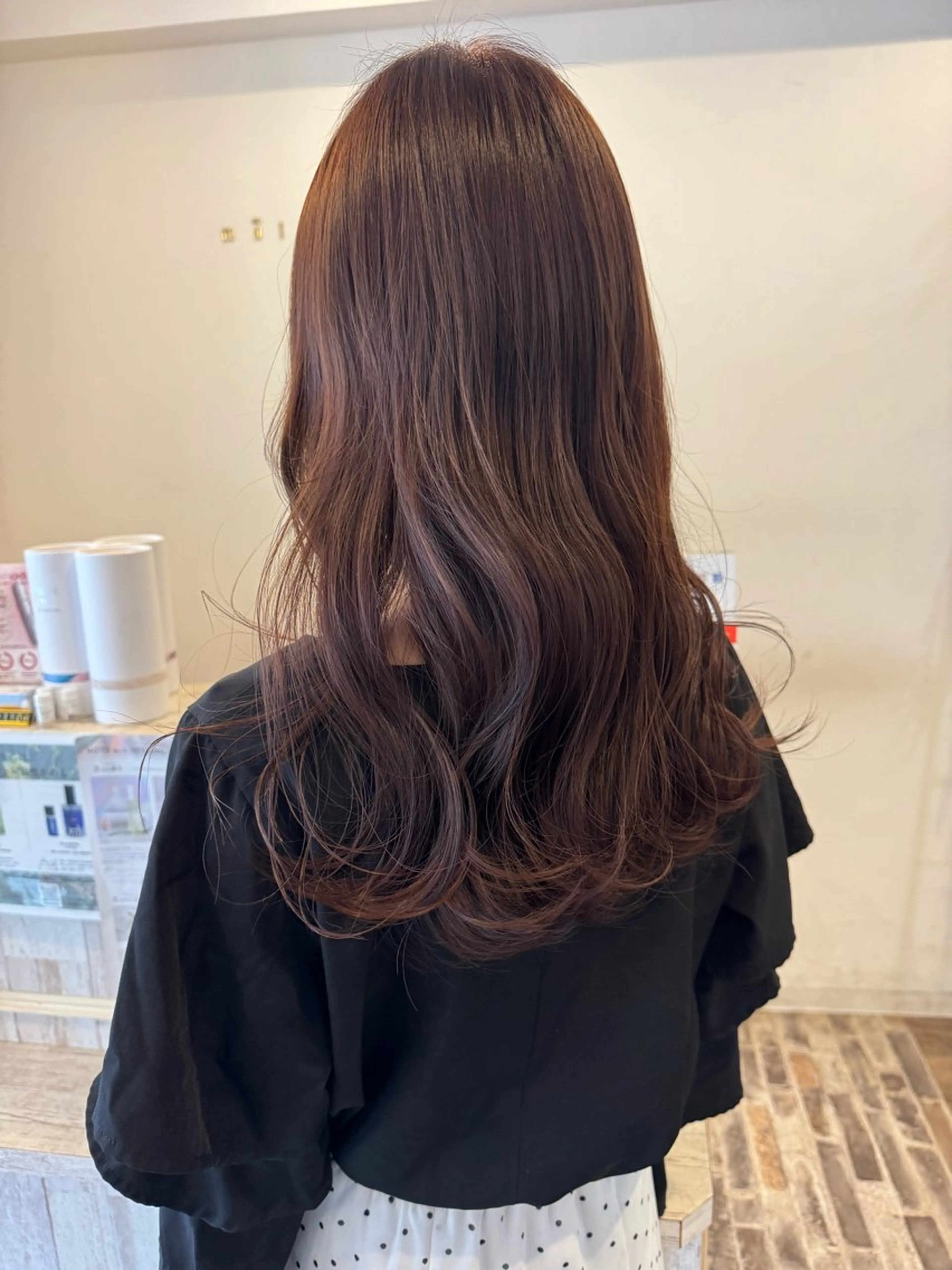 セミロング カラー ブラウンカラー ラベンダーカラー ラベンダーブラウン ヘアカラー トリートメント m ā l o.🌷 サカモトマイコのヘアスタイル