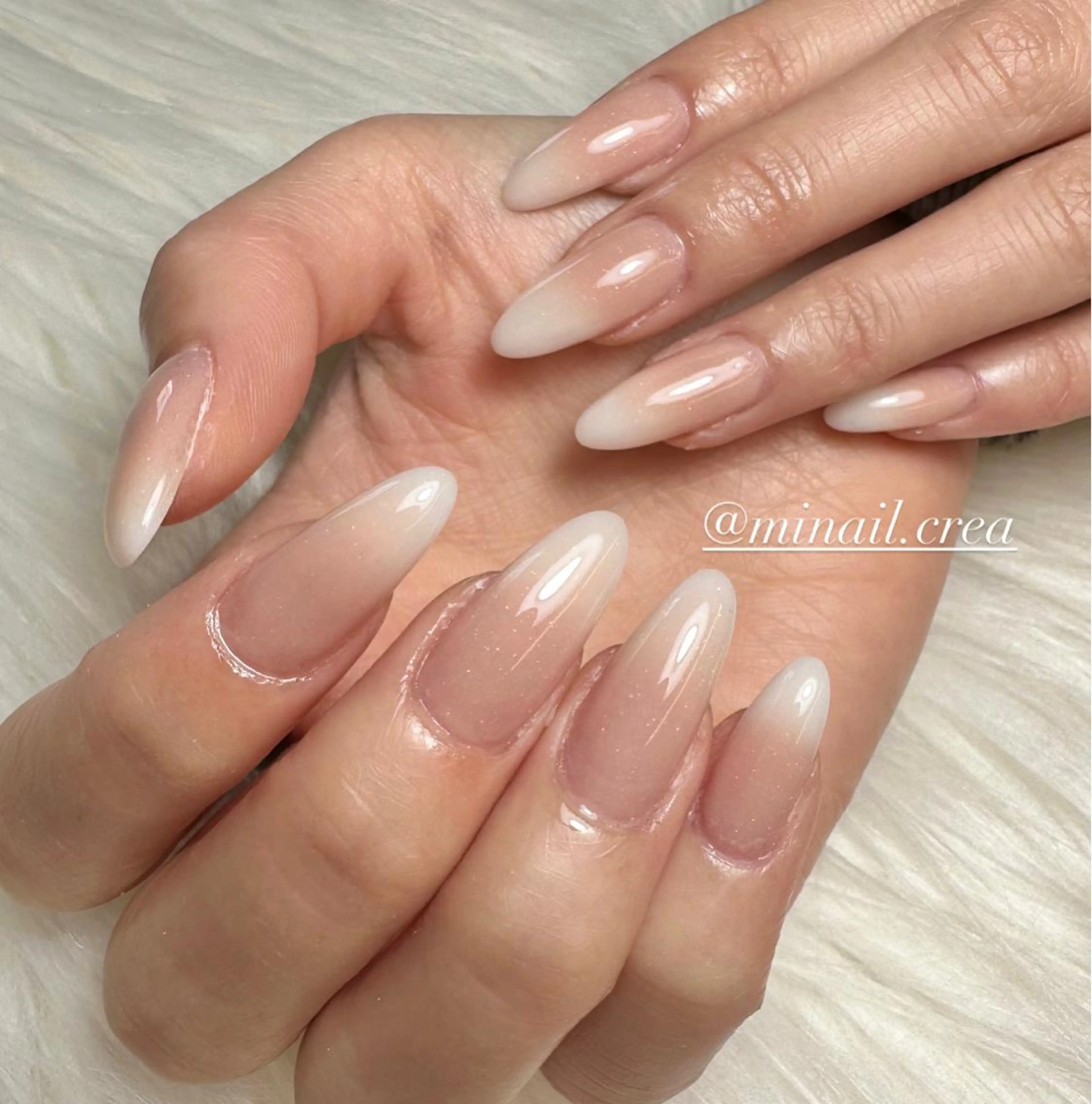 ネイル キラキラネイル ロングネイル スカルプネイル ハンドネイル CRéA　-private nailsalon-所属・CReA nailのネイルデザイン