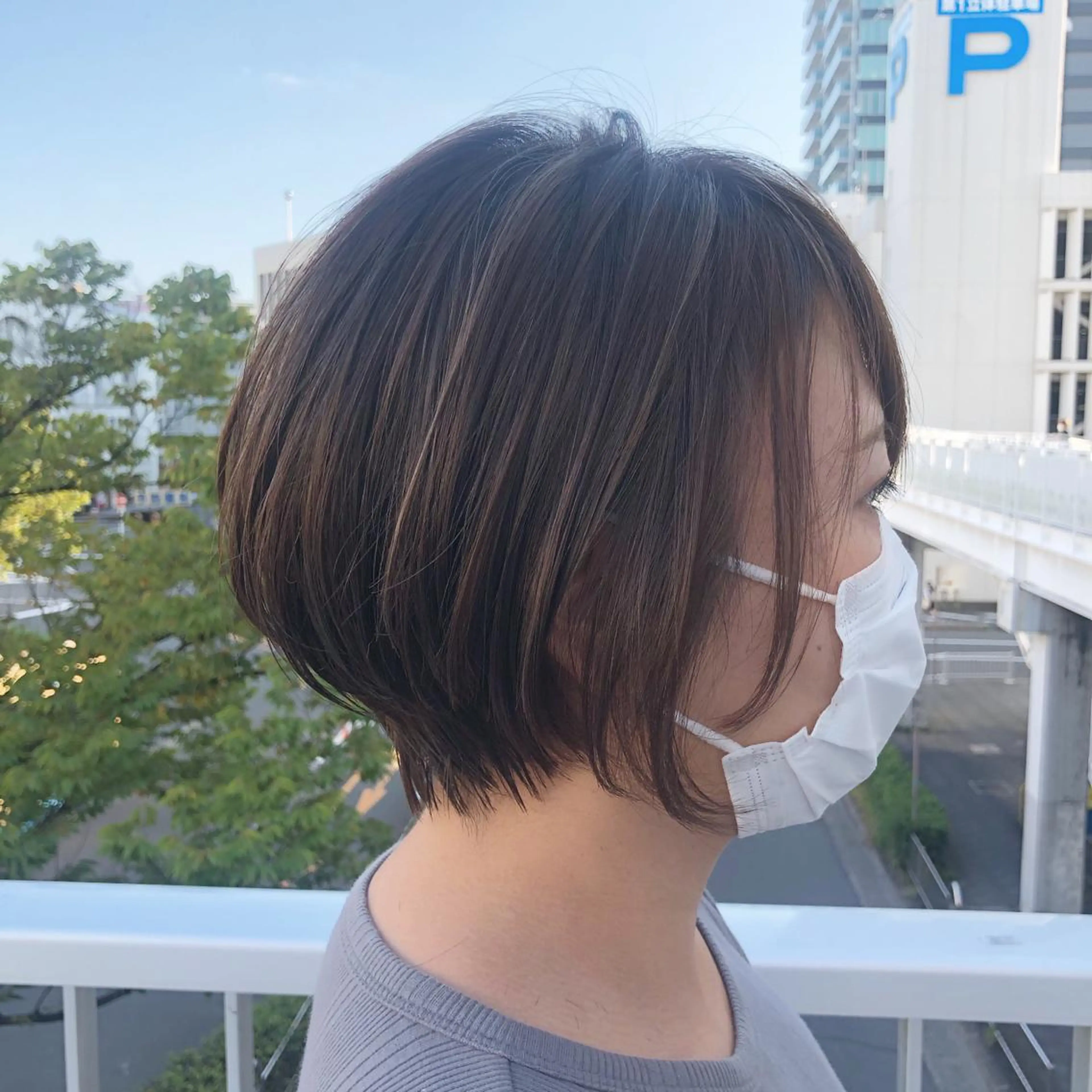 ショート カラー 宮本 聖希のヘアスタイル