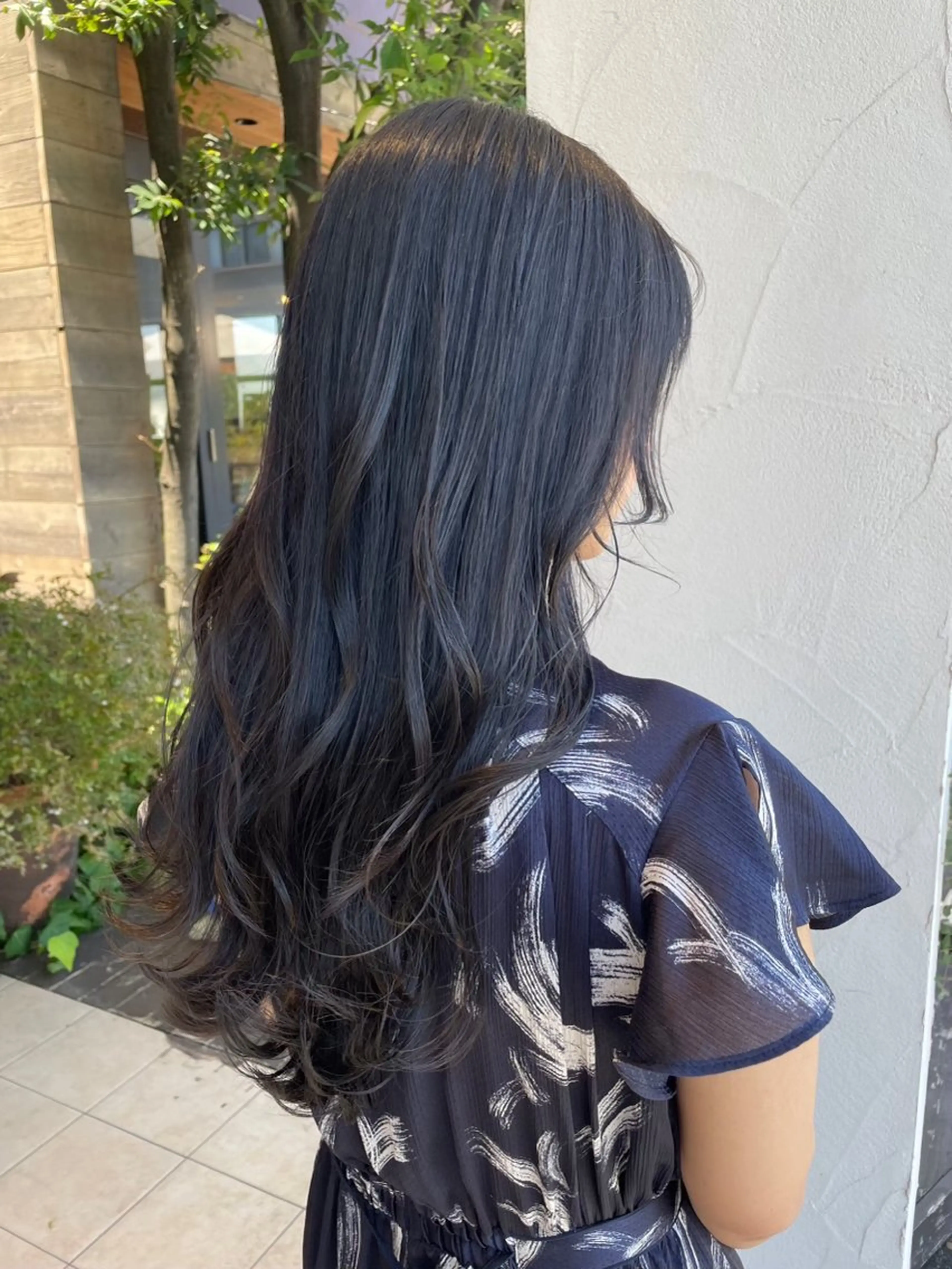 ロング 赤み消しカラー 🩵かりんのヘアスタイル