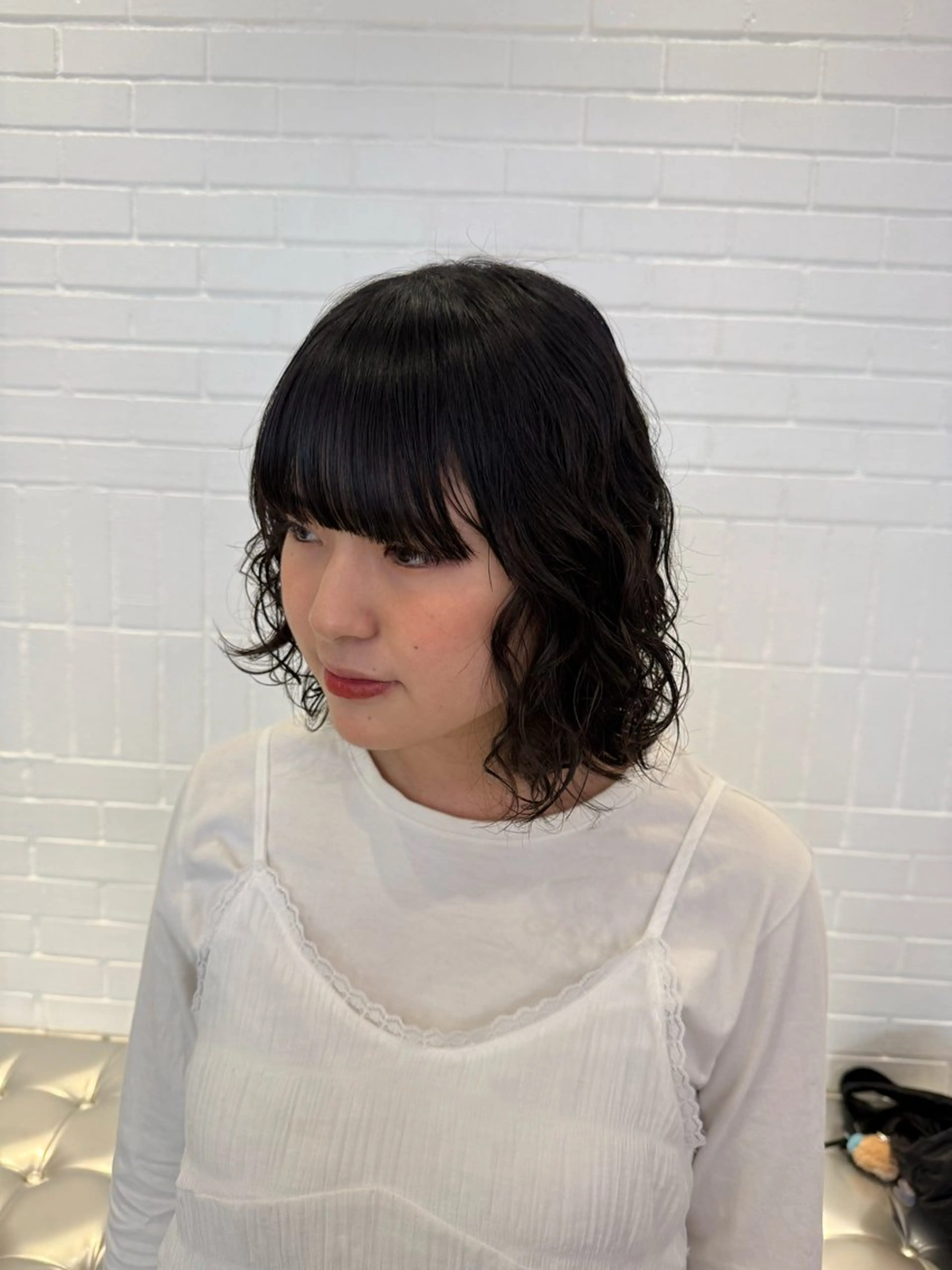 ミディアム カラー ヘアアレンジ パーマ トリートメント 海外/ハイトーン🪽 ☯️ami☯️のヘアスタイル