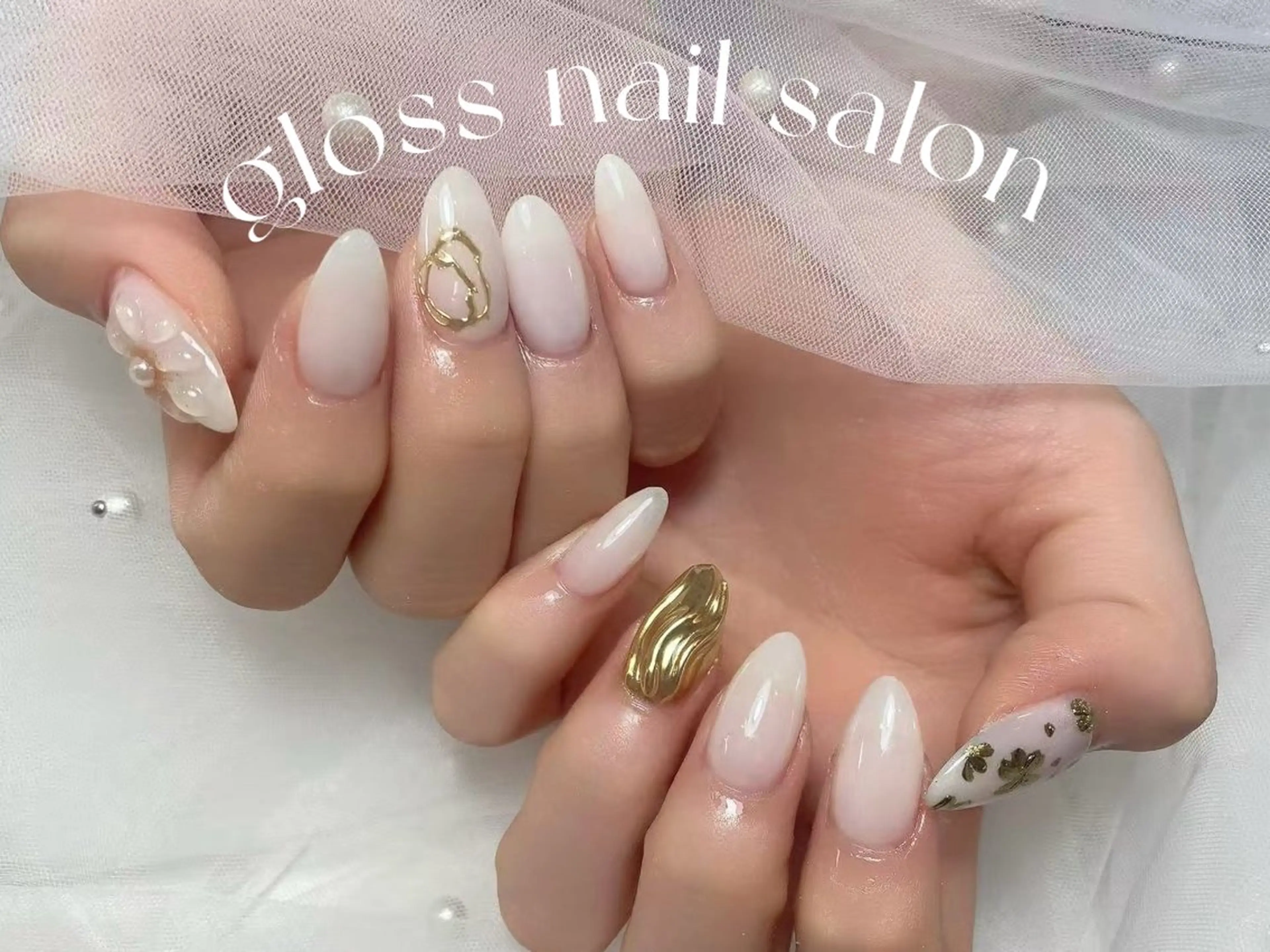 ネイル ゆり🌷 gloss nailのネイルデザイン