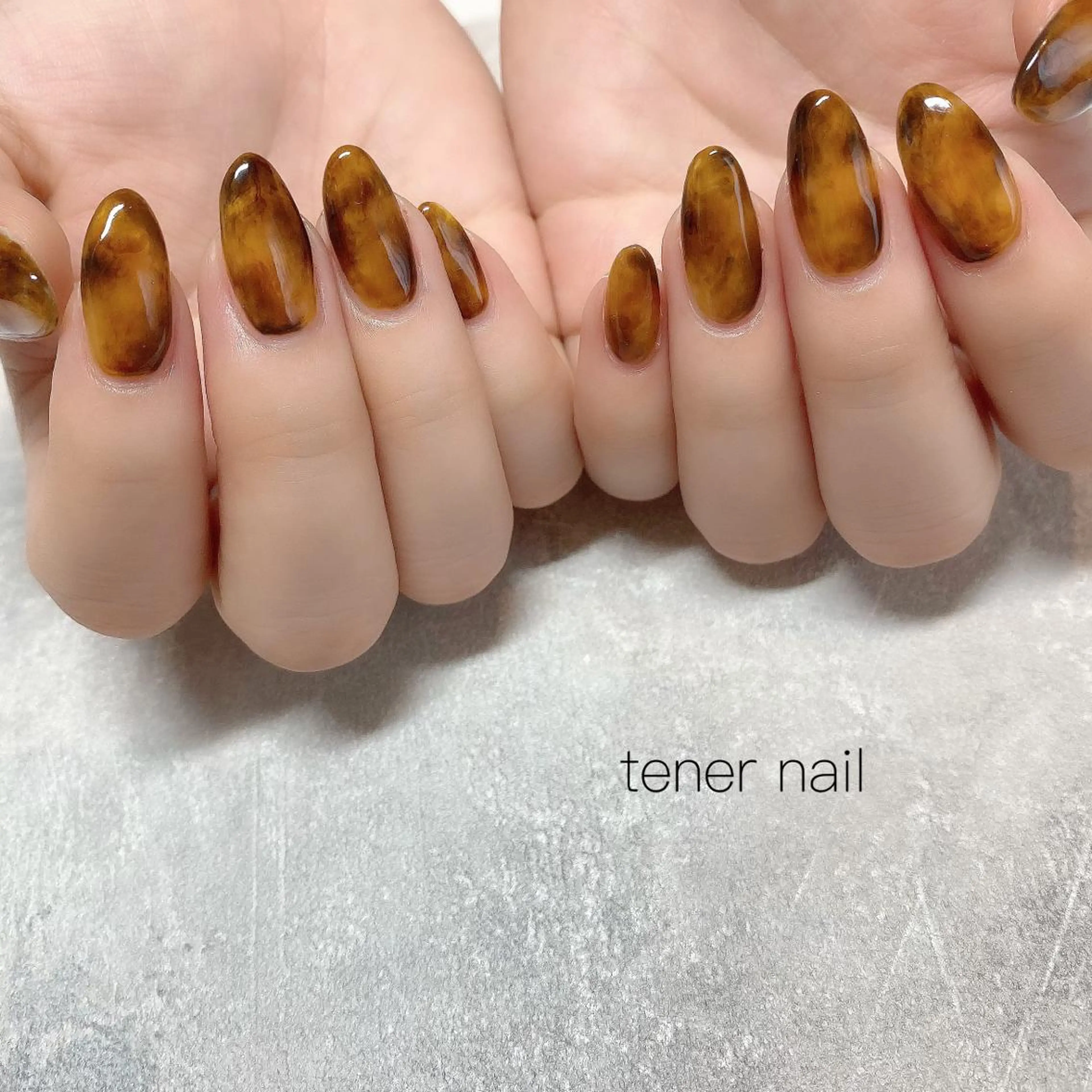 ネイル べっ甲ネイル テネルネイル tener nailのネイルデザイン