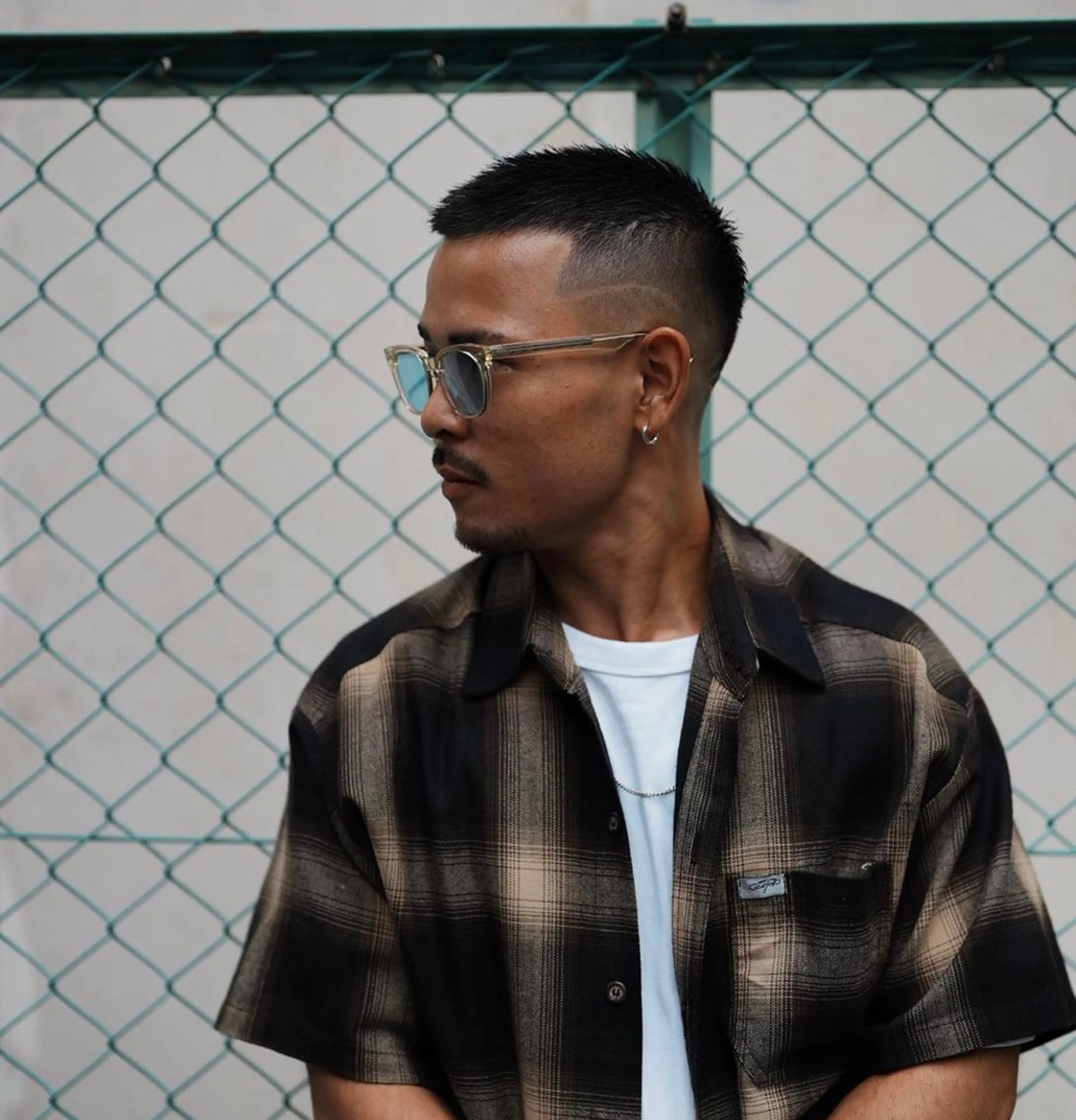 ショート メンズ フェードカット スキンフェード カット トリートメント ヘアセット メンズサロン ANSWERのヘアスタイル