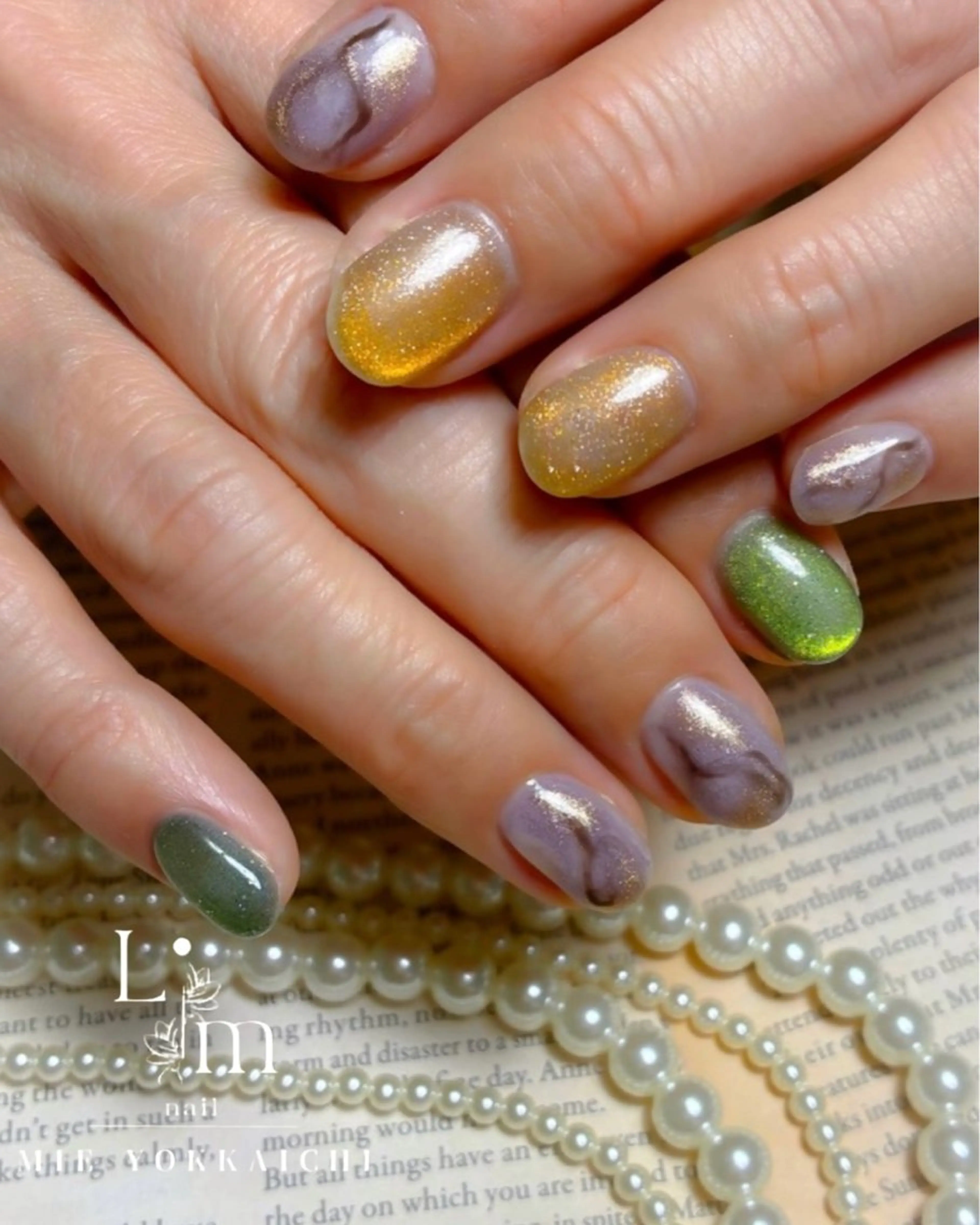 ネイル ニュアンスネイル Li.m nail リム ネイルのネイルデザイン
