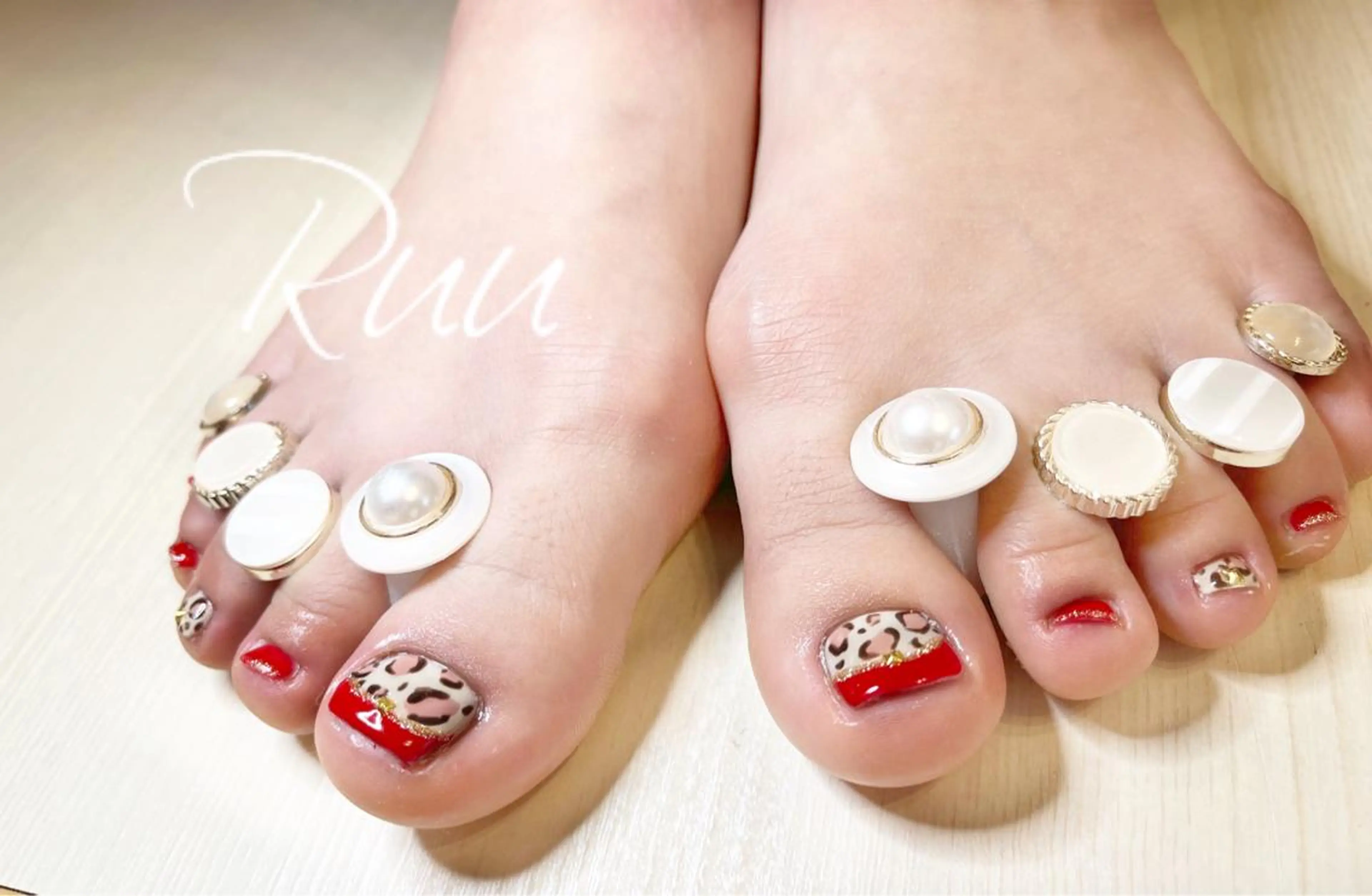 ネイル アートネイル フットネイル フレンチネイル キラキラネイル 韓国ネイル Nail salon Ruuのネイルデザイン