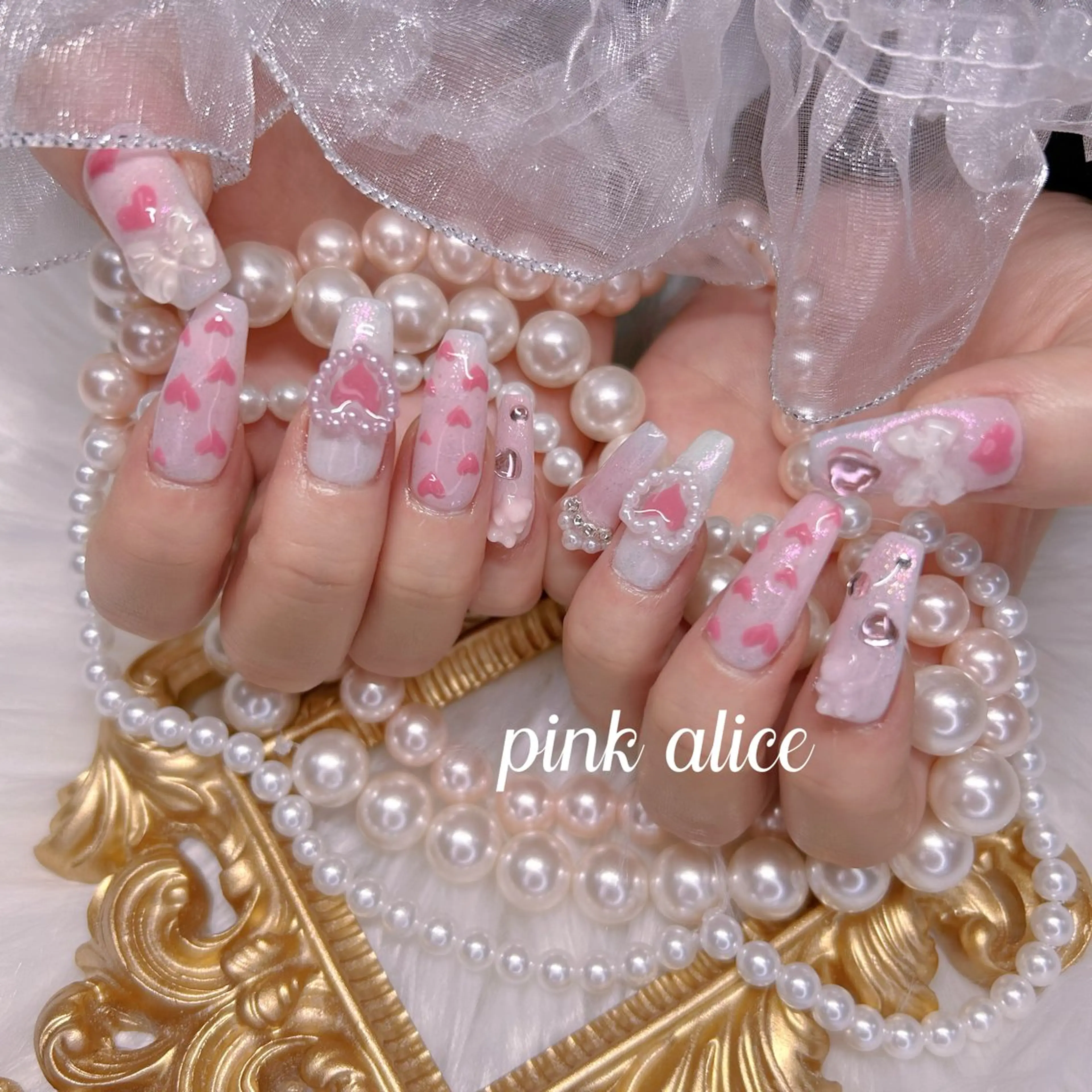 ネイル nail salon Pink Aliceのネイルデザイン