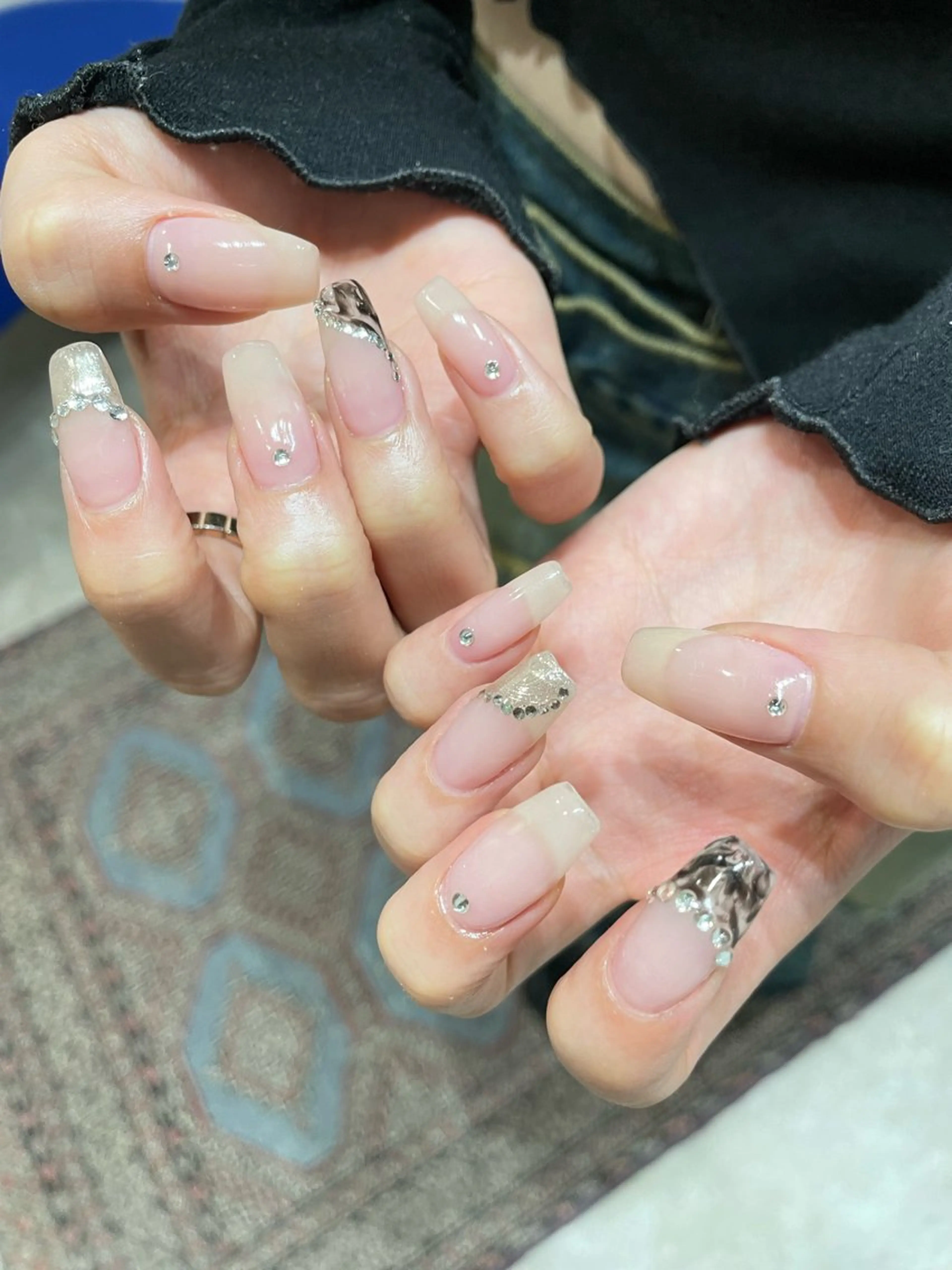 ネイル ハンドネイル Cleo 名古屋駅店 🖤Seraのネイルデザイン