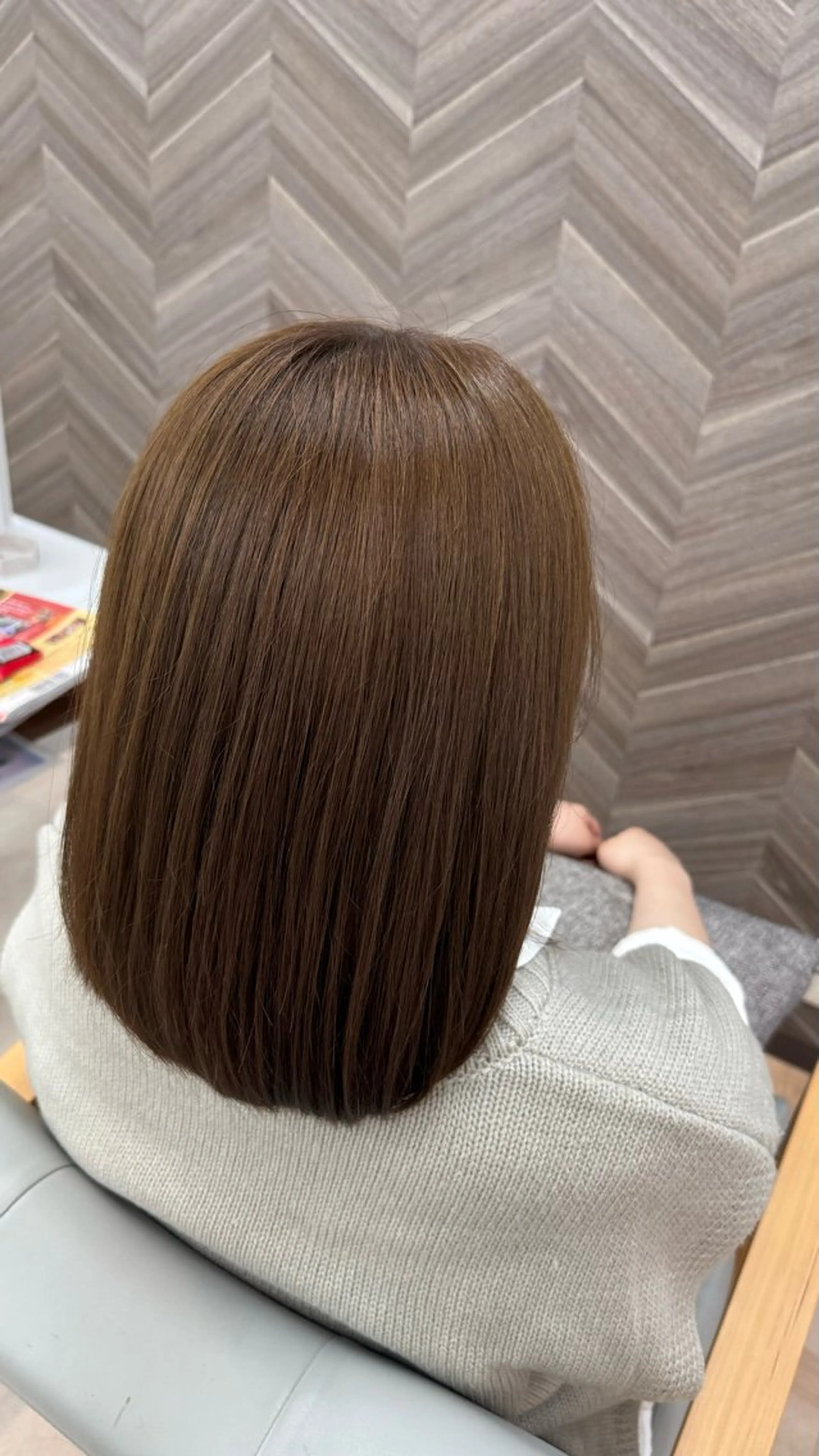 ミディアム カラー 武田 つぐみのヘアスタイル