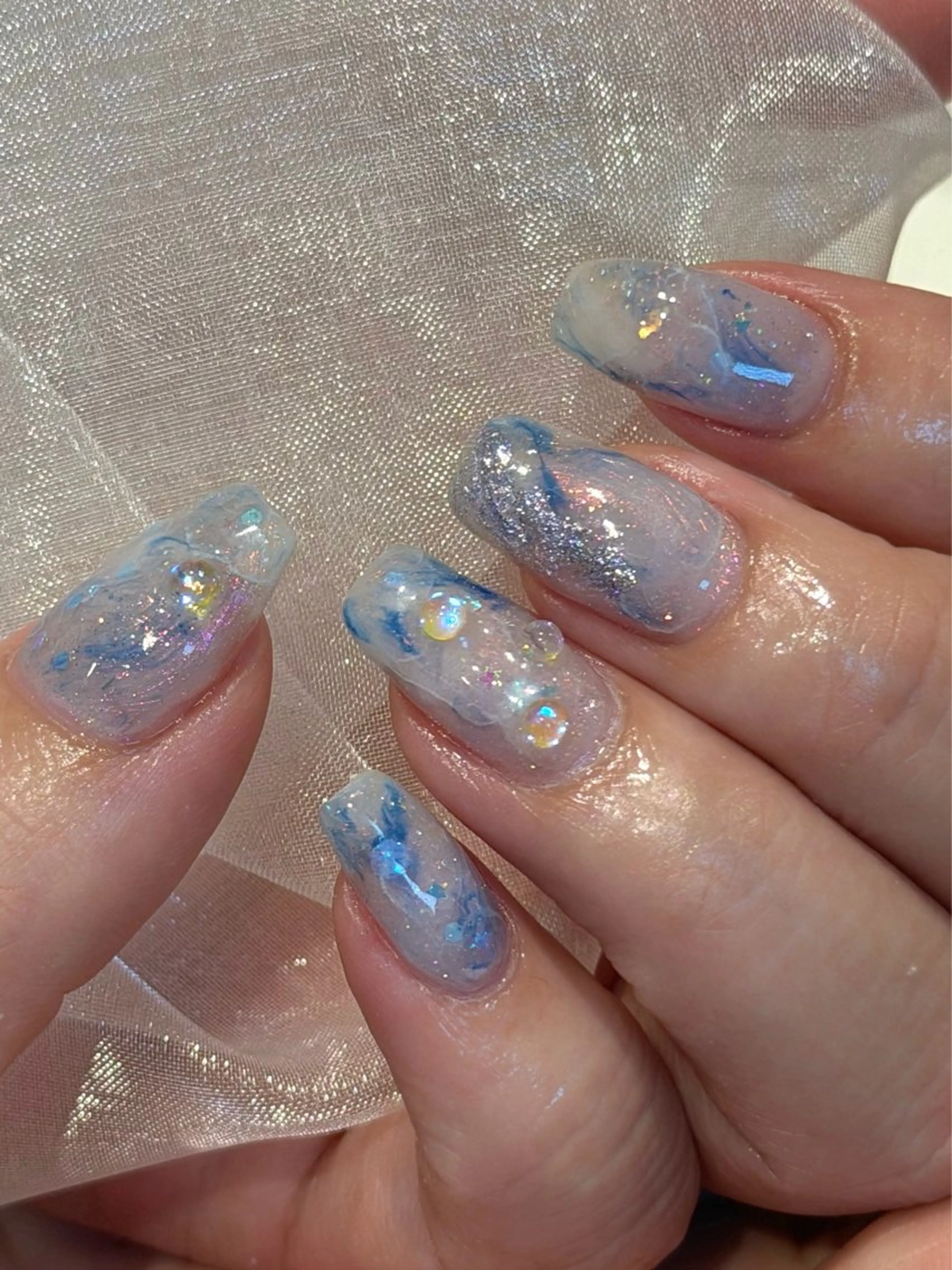ネイル ニュアンスネイル yume 大人ガーリーネイルのネイルデザイン