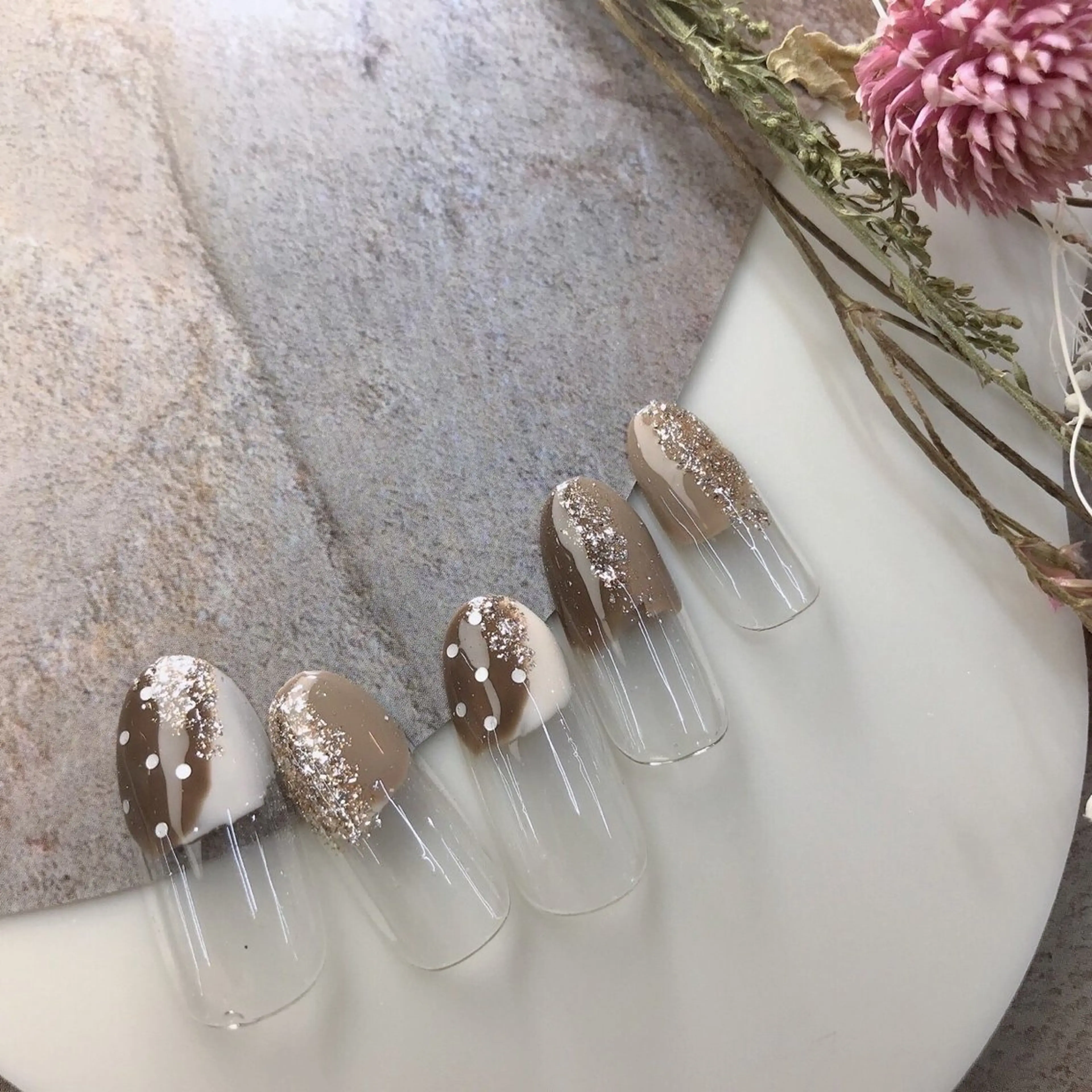 ネイル アートネイル ネイルチップ ⭐︎休業中の練習⭐︎ JNA認定講師髙橋のネイルデザイン