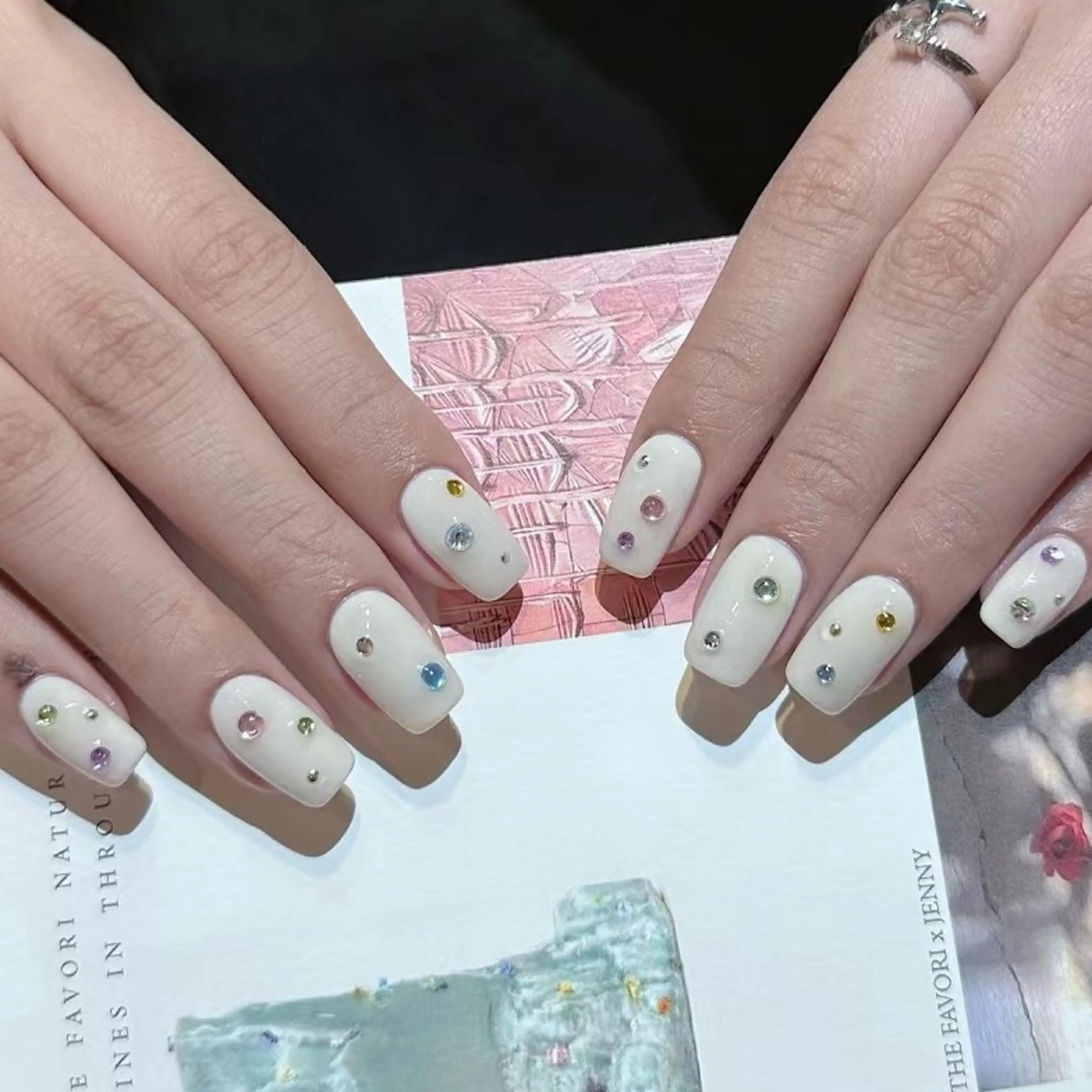 ネイル ハンドネイル By moonネイル 🌷ワンホン/韓国風のネイルデザイン