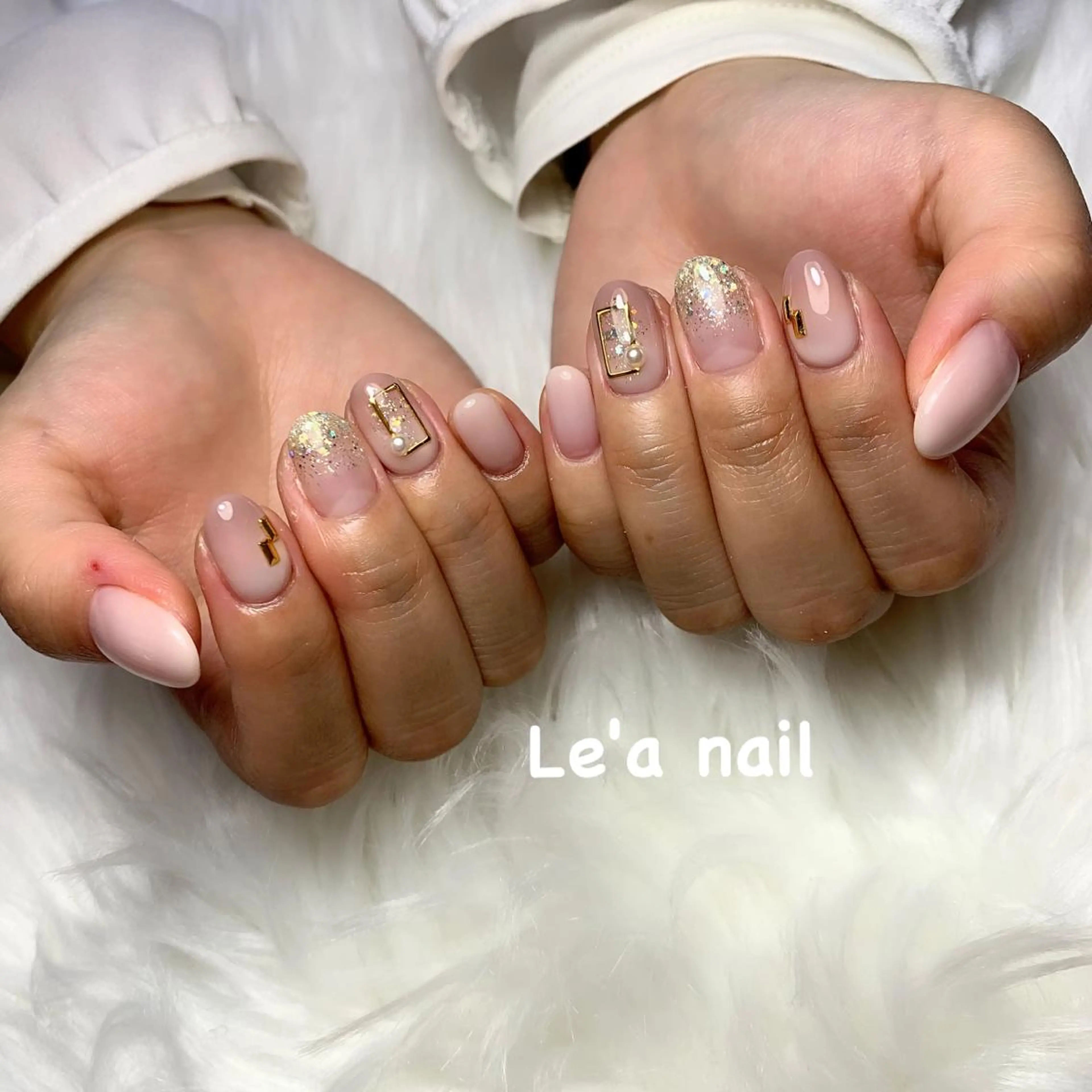 ネイル ハンドネイル 'mm  (ミリ) ＭＡＮＡＭＩのネイルデザイン