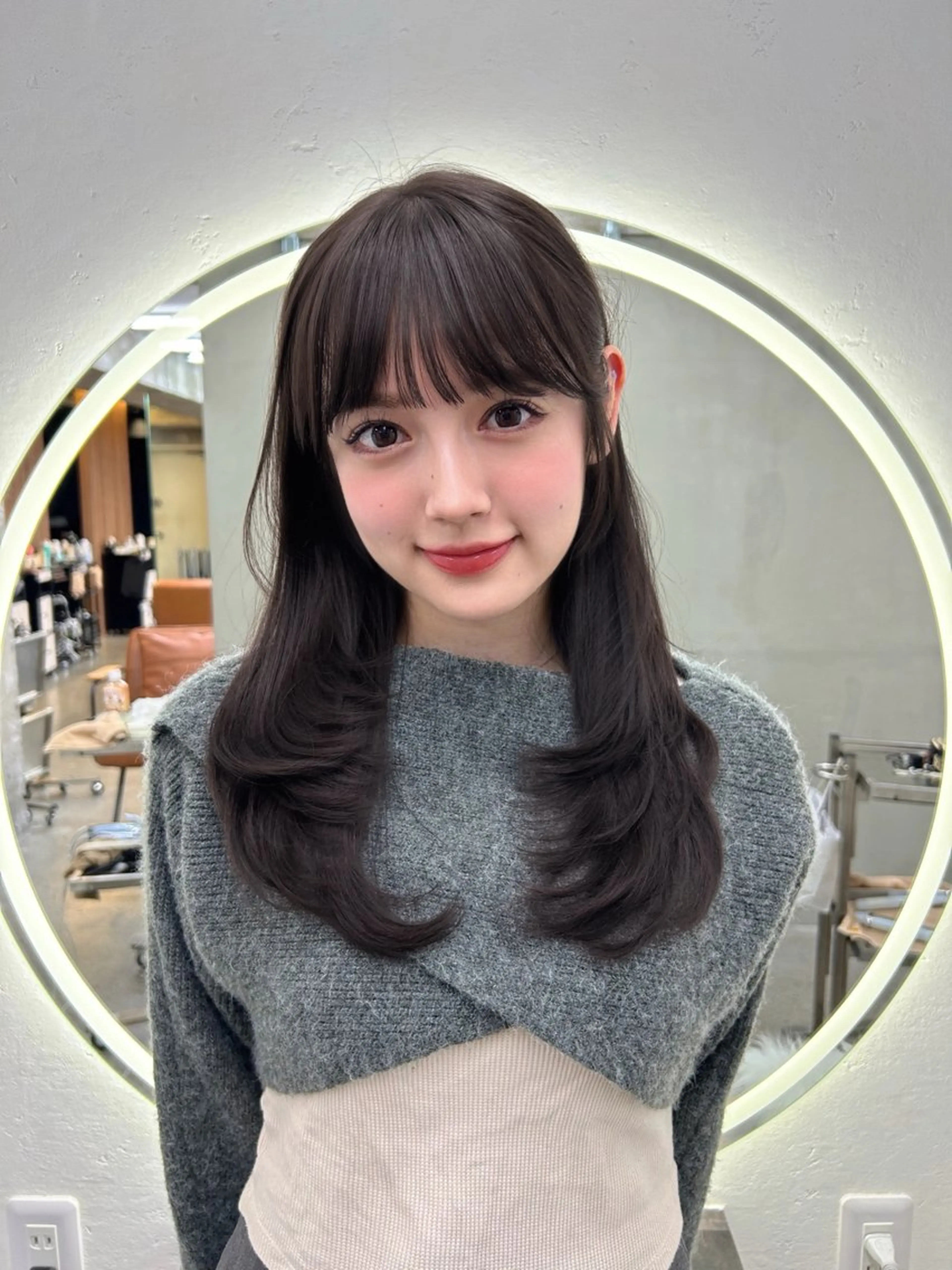 ロング レイヤーカット カット ヘアカラー トリートメント 🌸透明感/レイヤー / 栗林 彩🌸のヘアスタイル